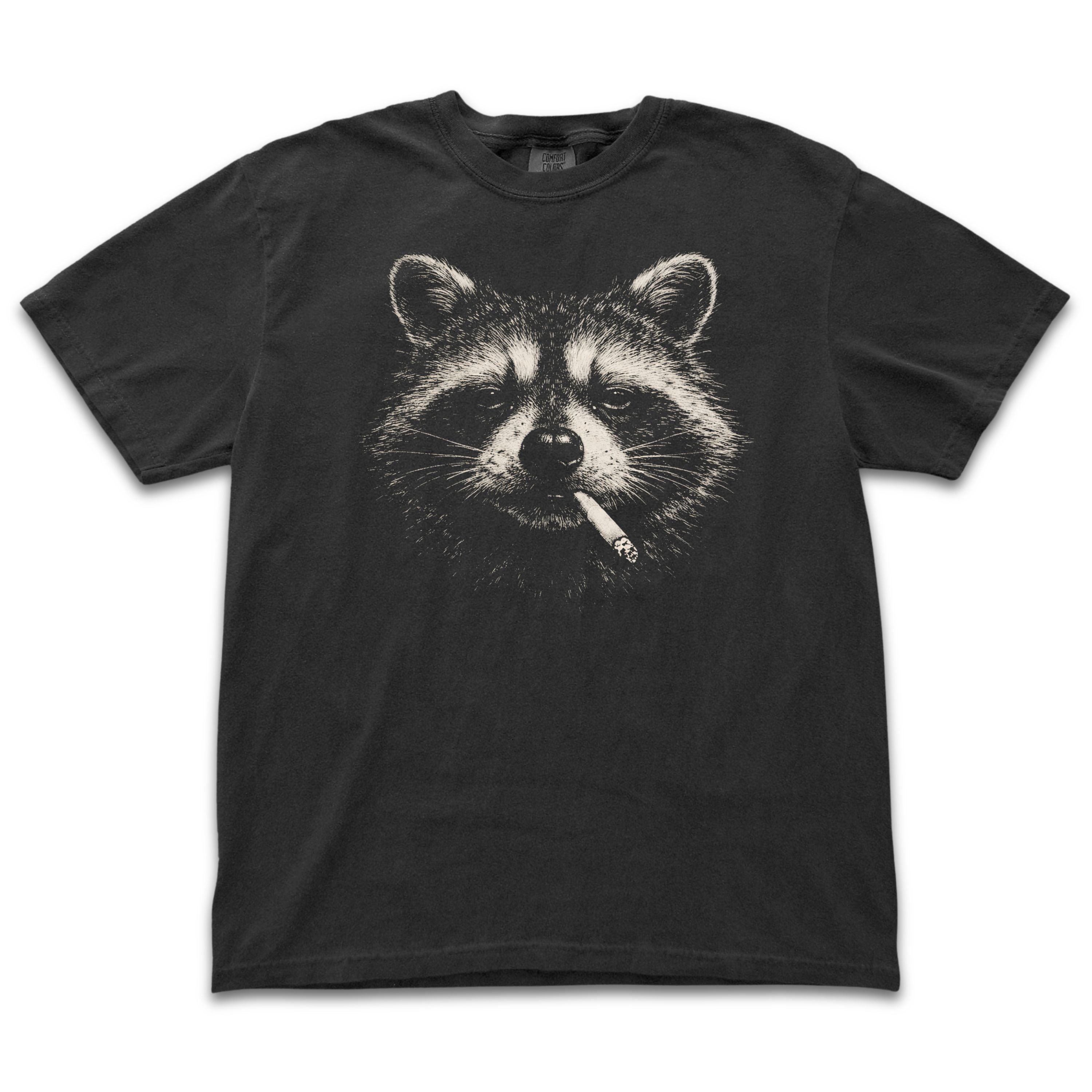 Raccoon Smoking Tee