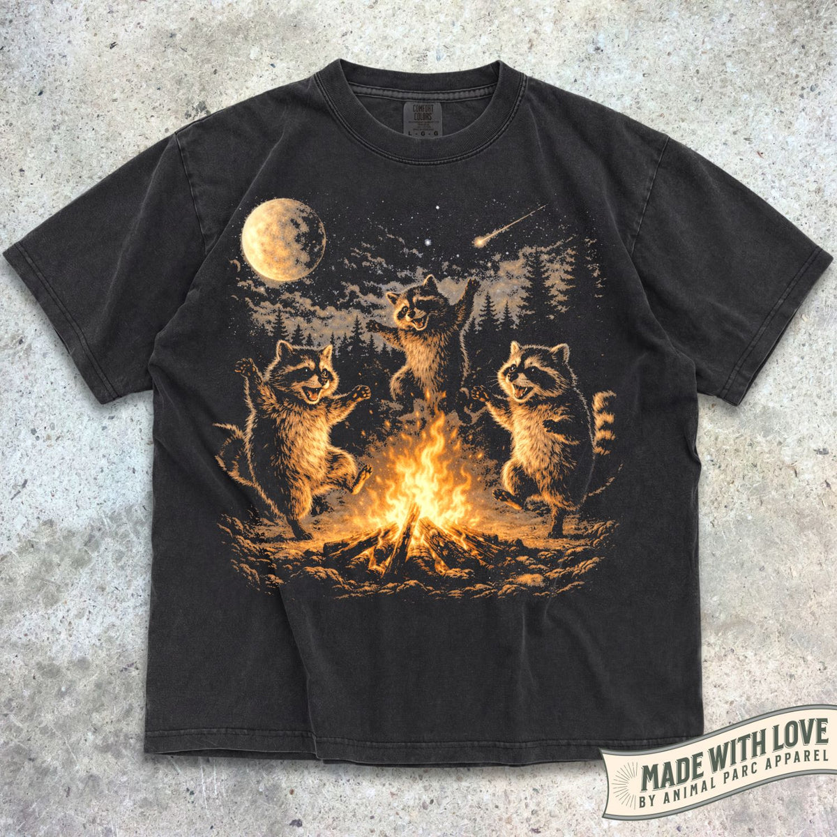 Bonfire Raccoons Tee