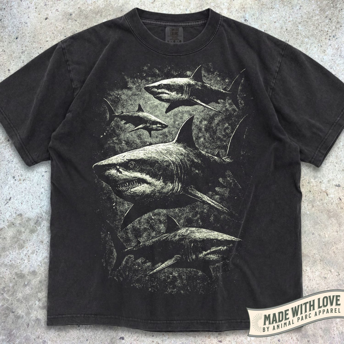 Sharks Grunge Tee