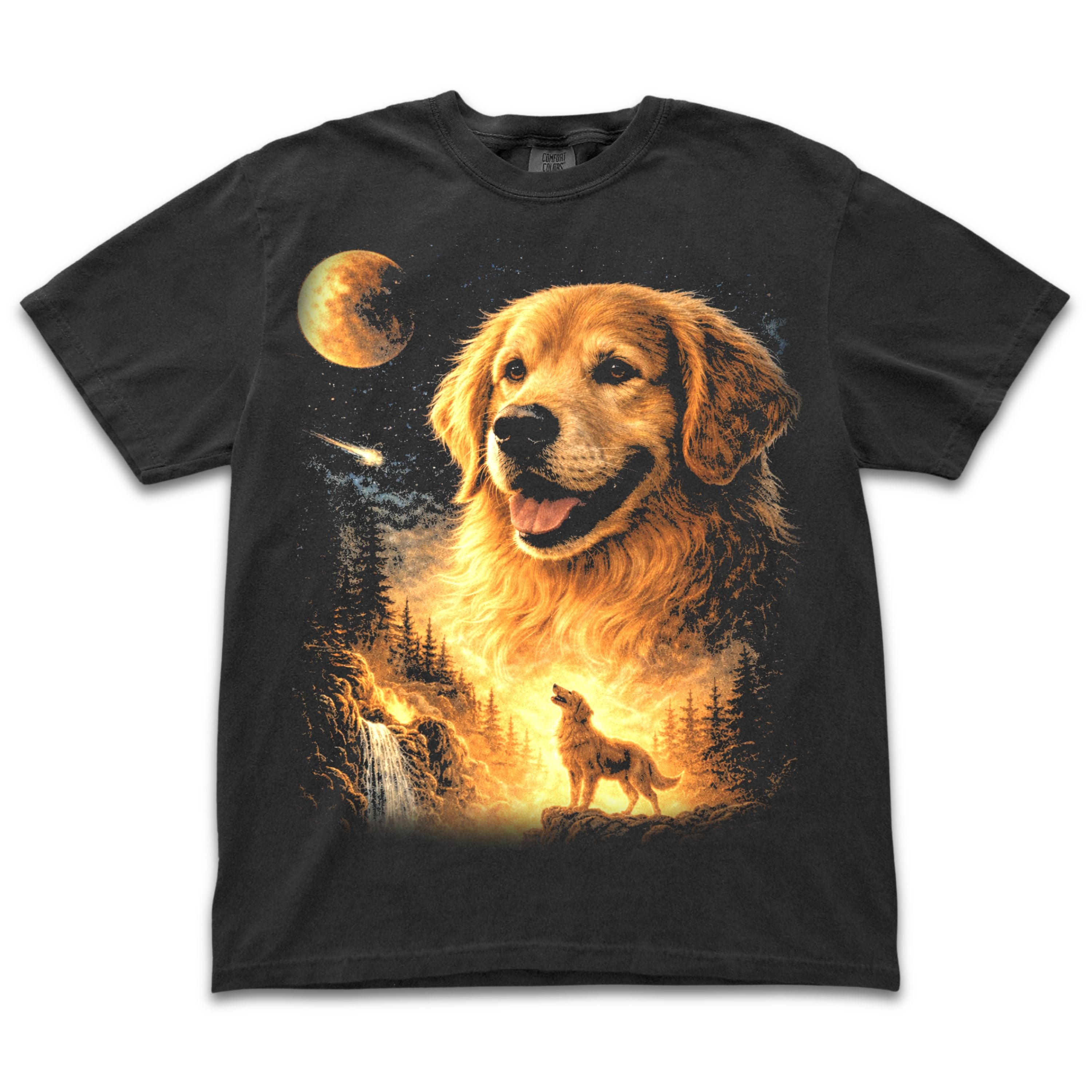 Golden Retriever Moonlight Tee