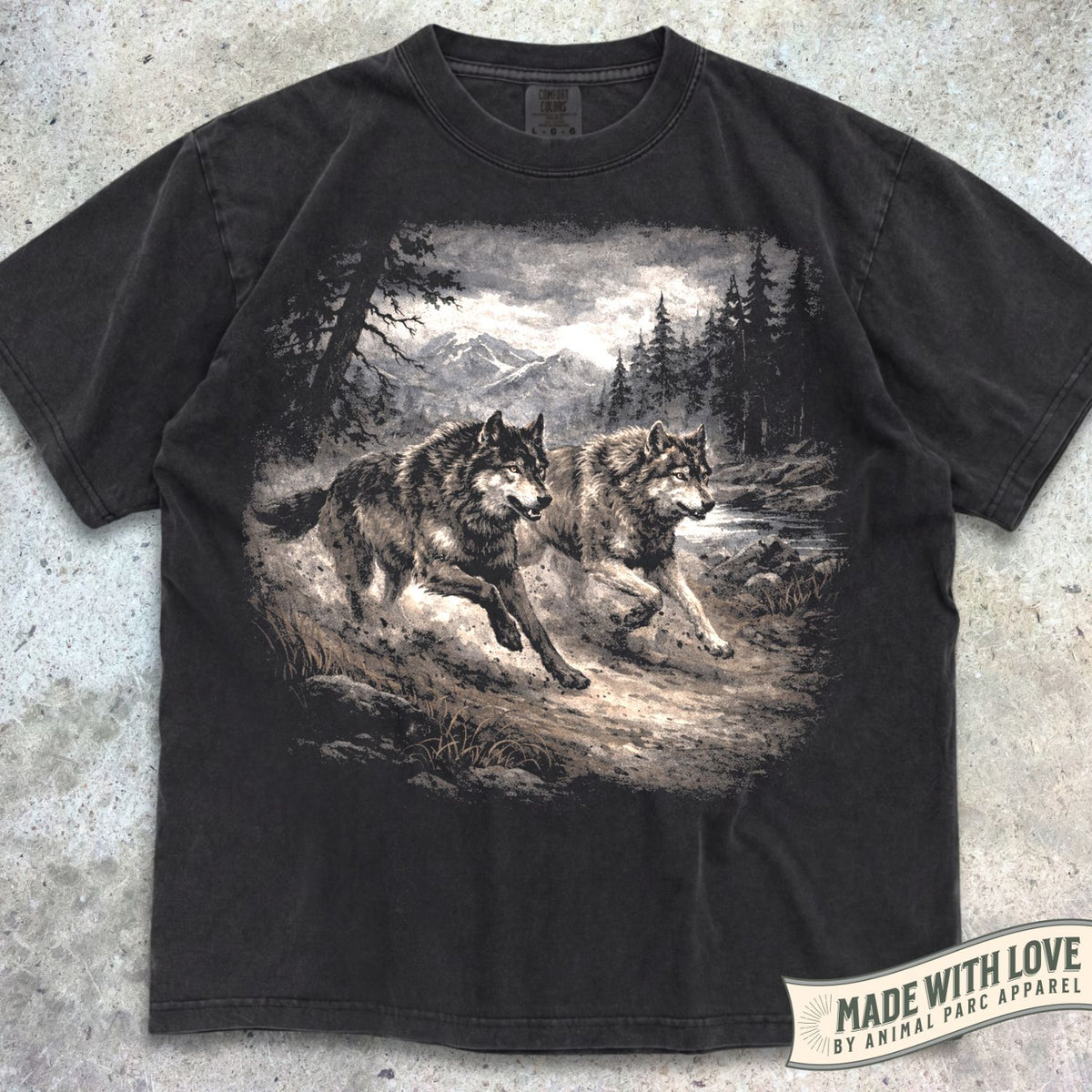 Running Wolves Tee