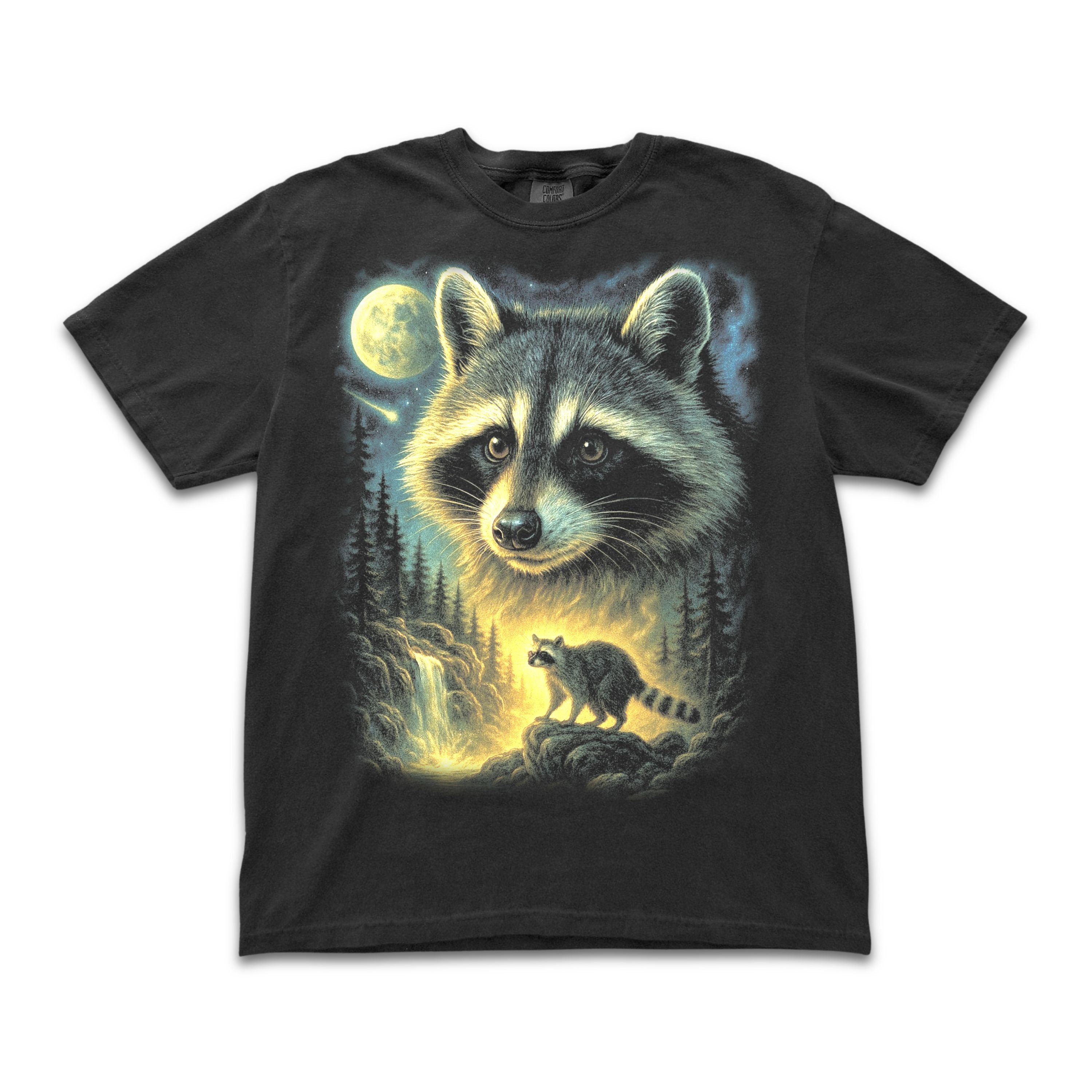 Raccoon Moonlight Tee