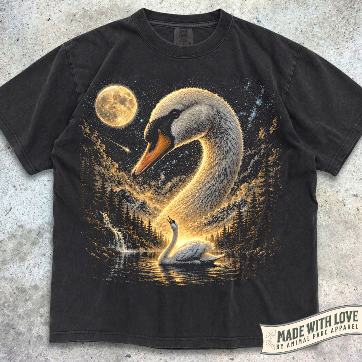 Swan Howling Moon Tee