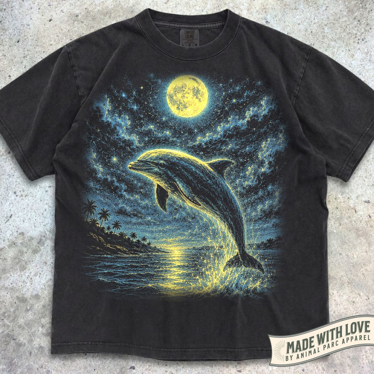 Moonlight Dolphin Tee