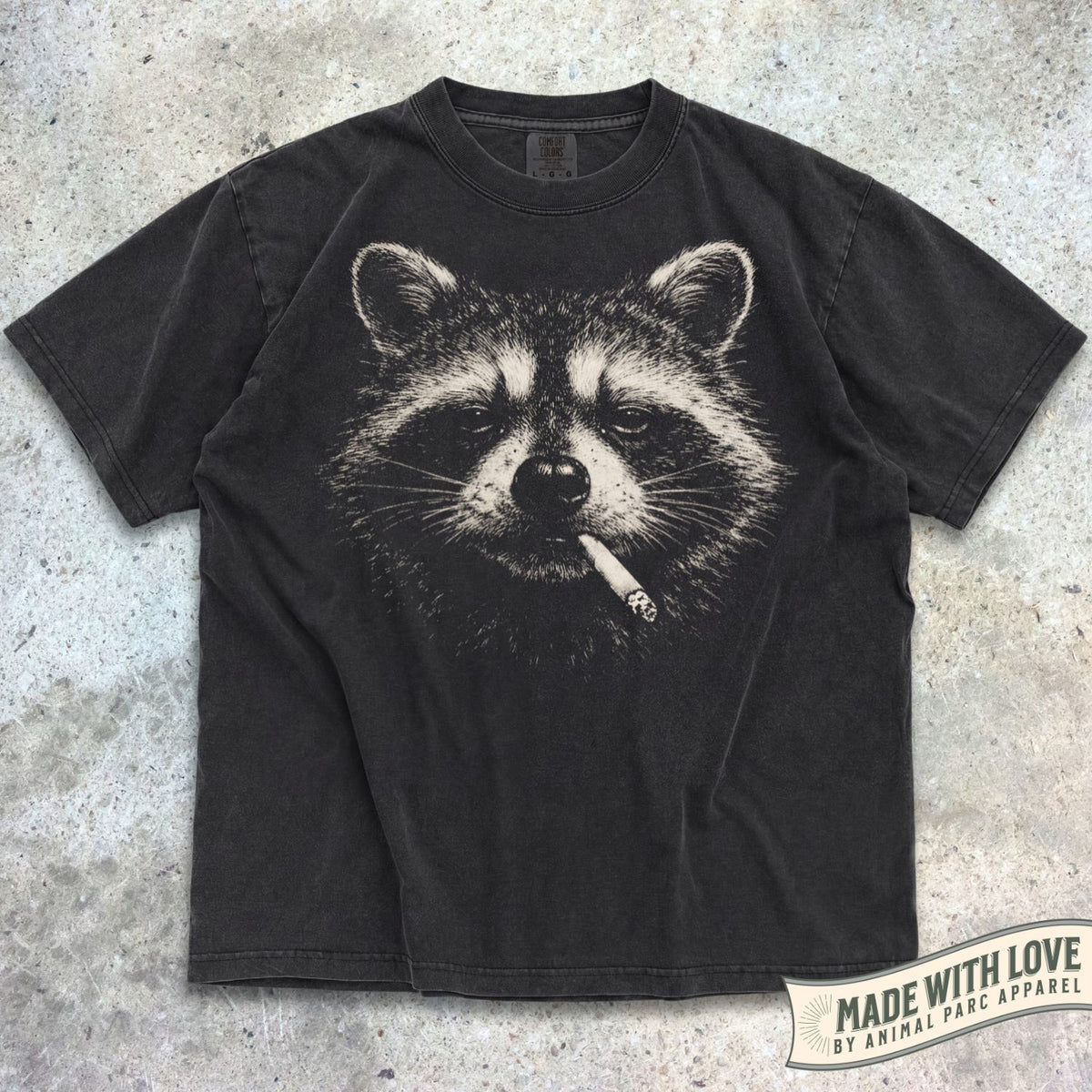 Smoking Raccoon Tee