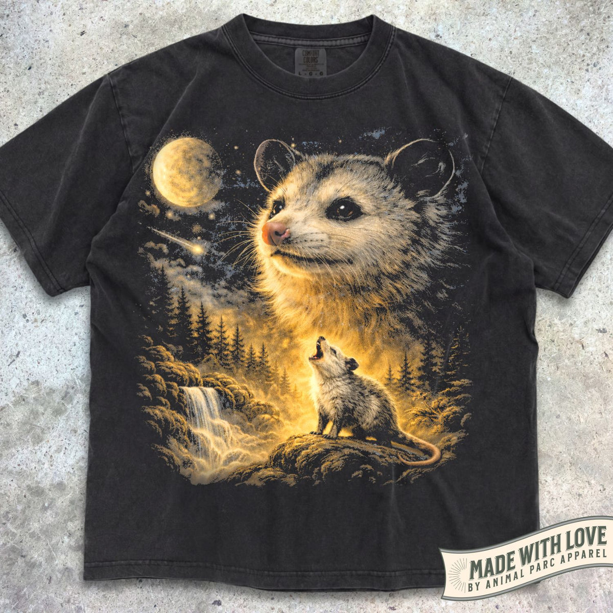 Howling Moon Possum Tee