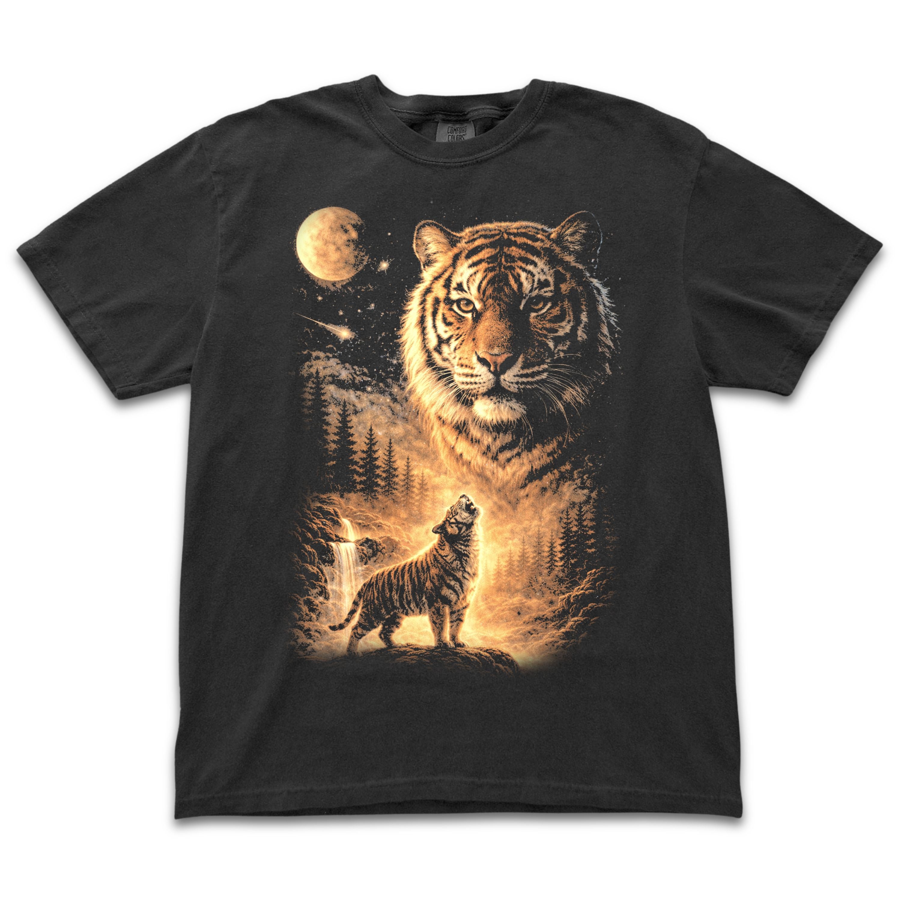 Tiger Howling to the Moon