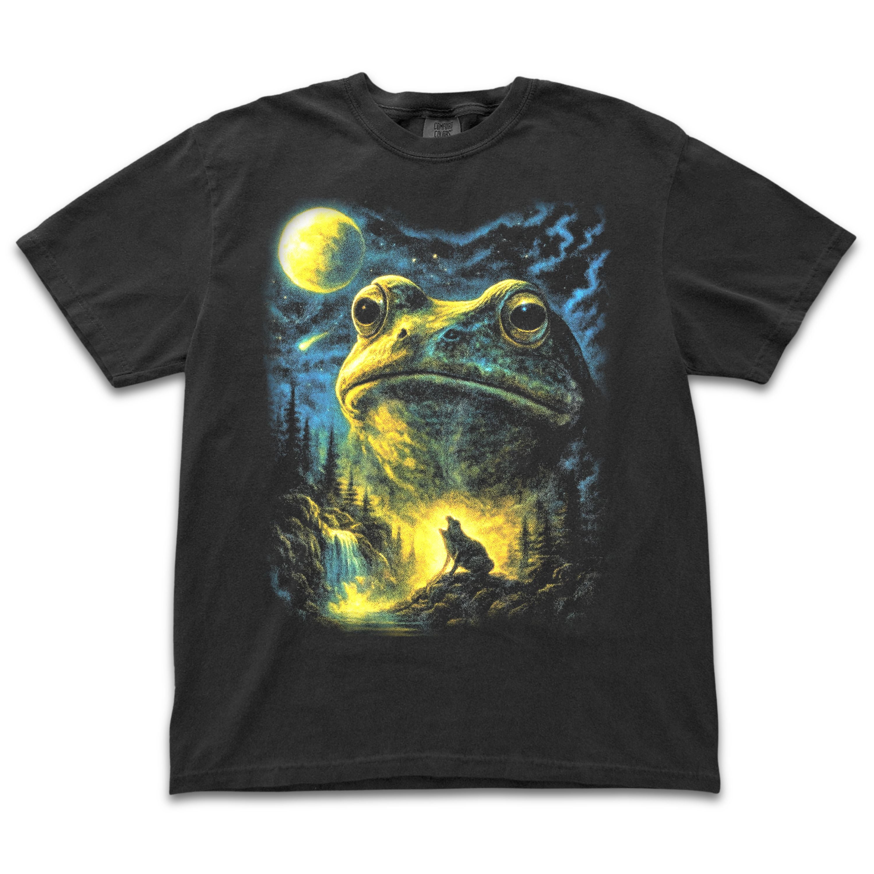 Frog Howling to the Moon