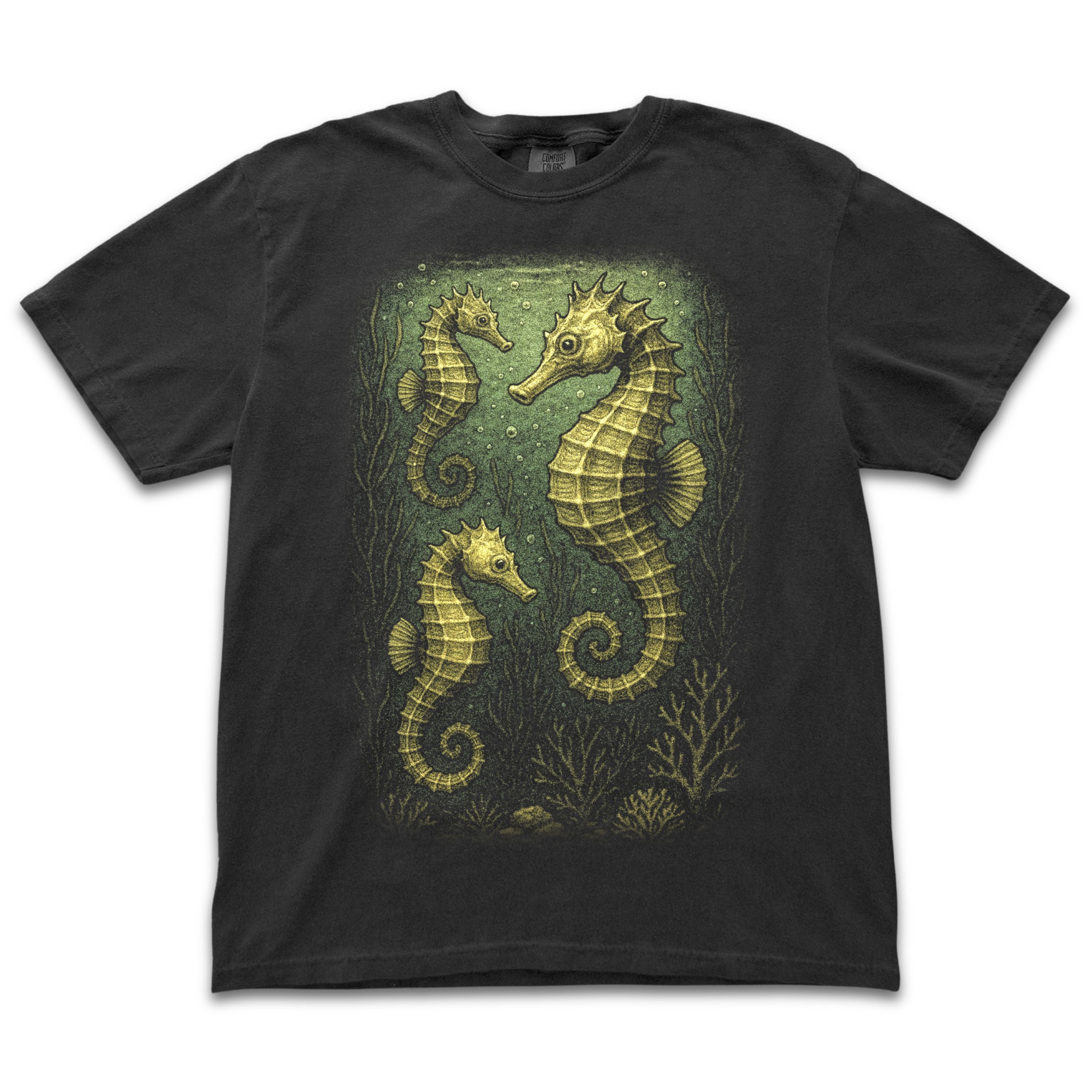Sea Horses Under Water