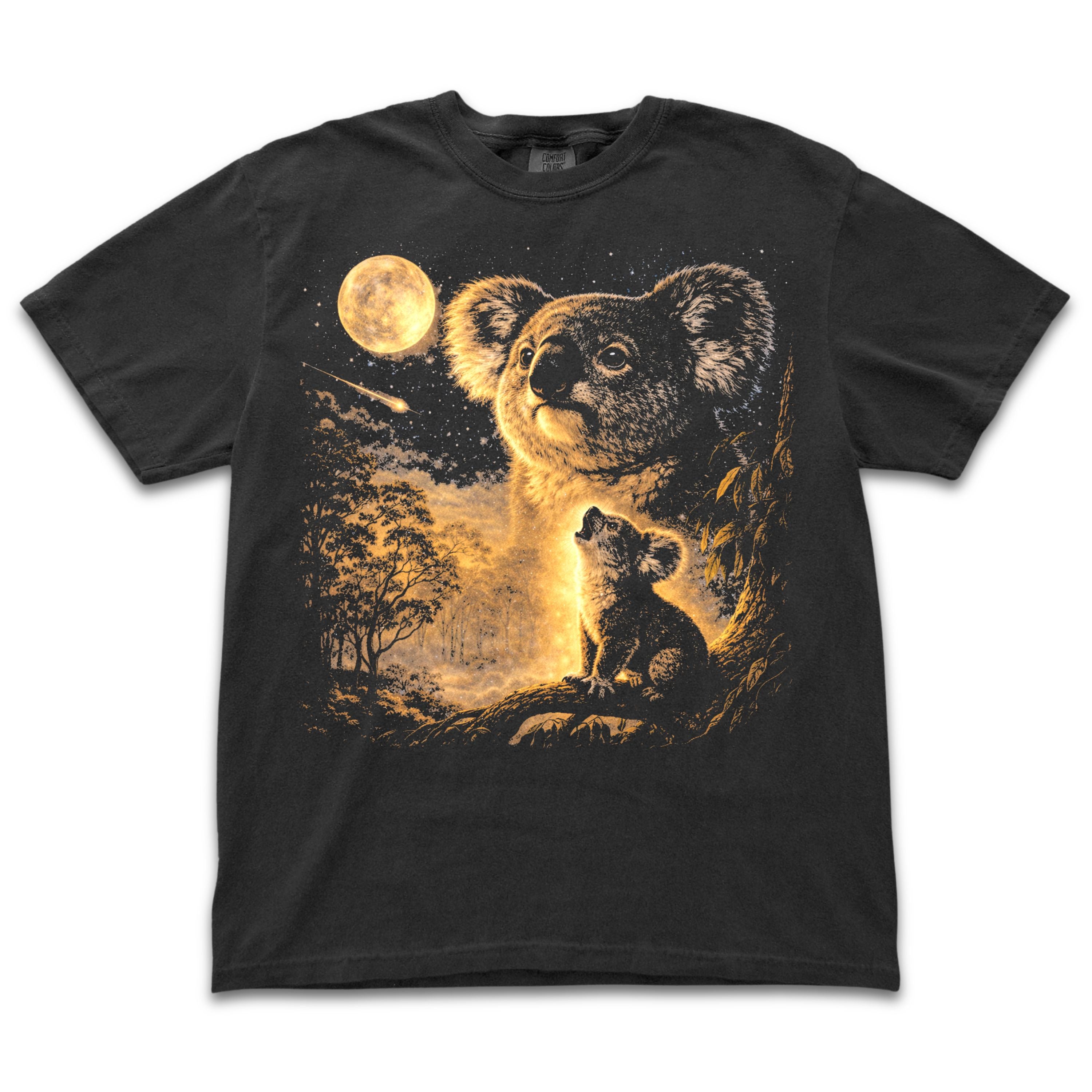 Koala Howling to the Moon
