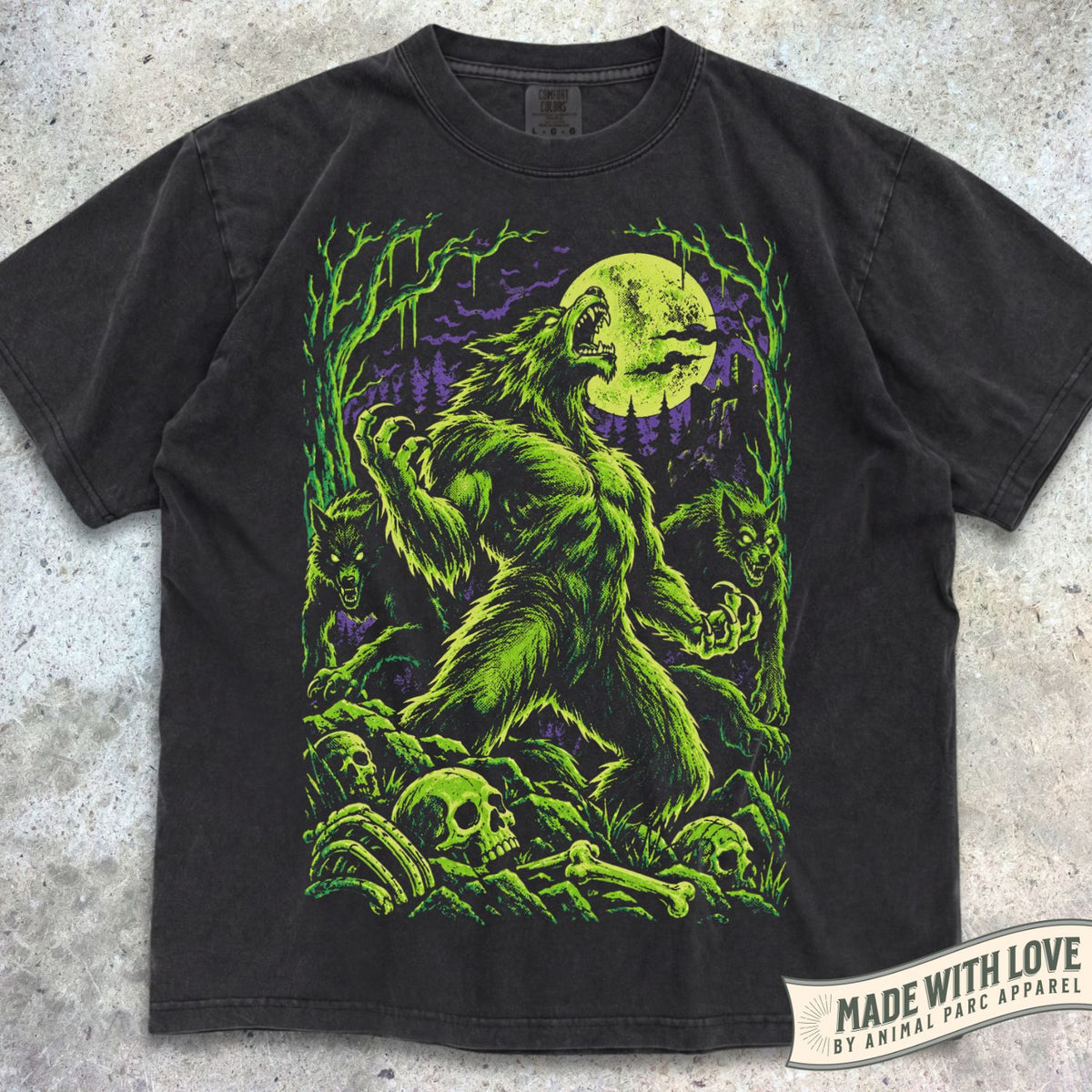 Neon Werewolf Tee