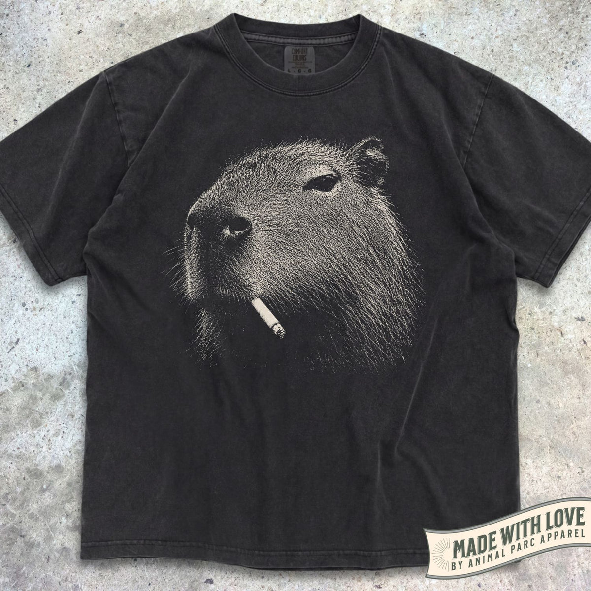 Smoking Capybara Tee
