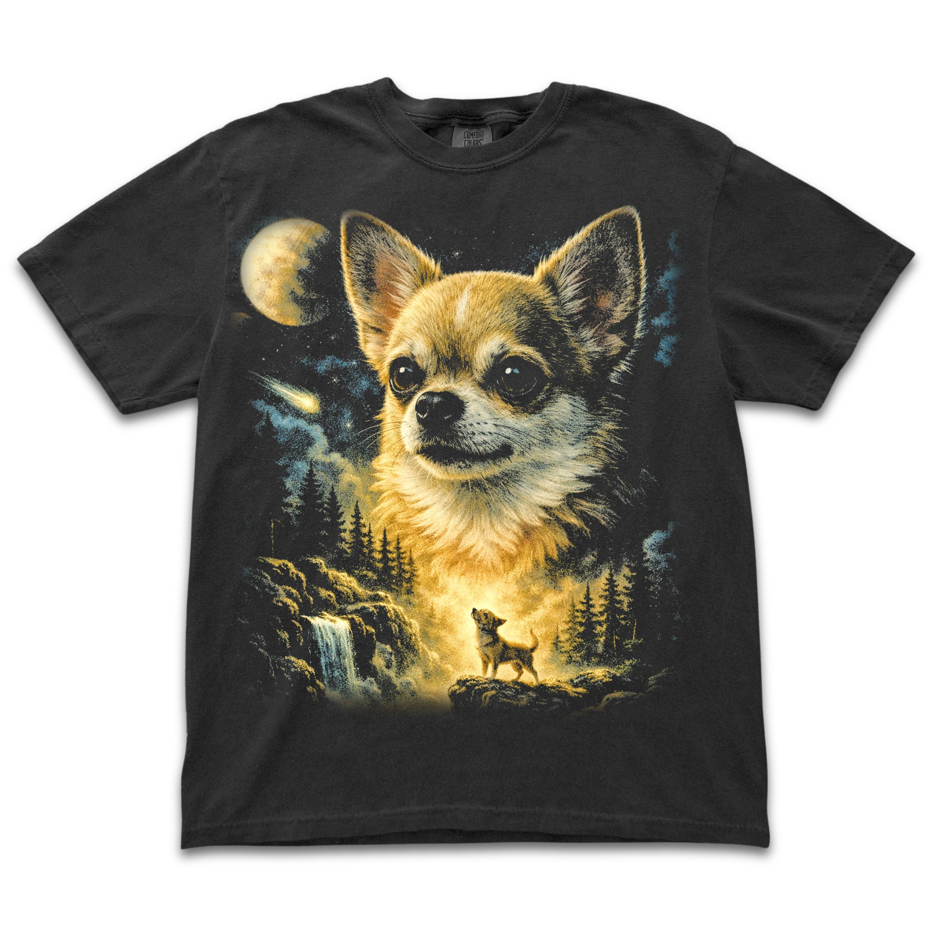 Chihuahua Howling Moon