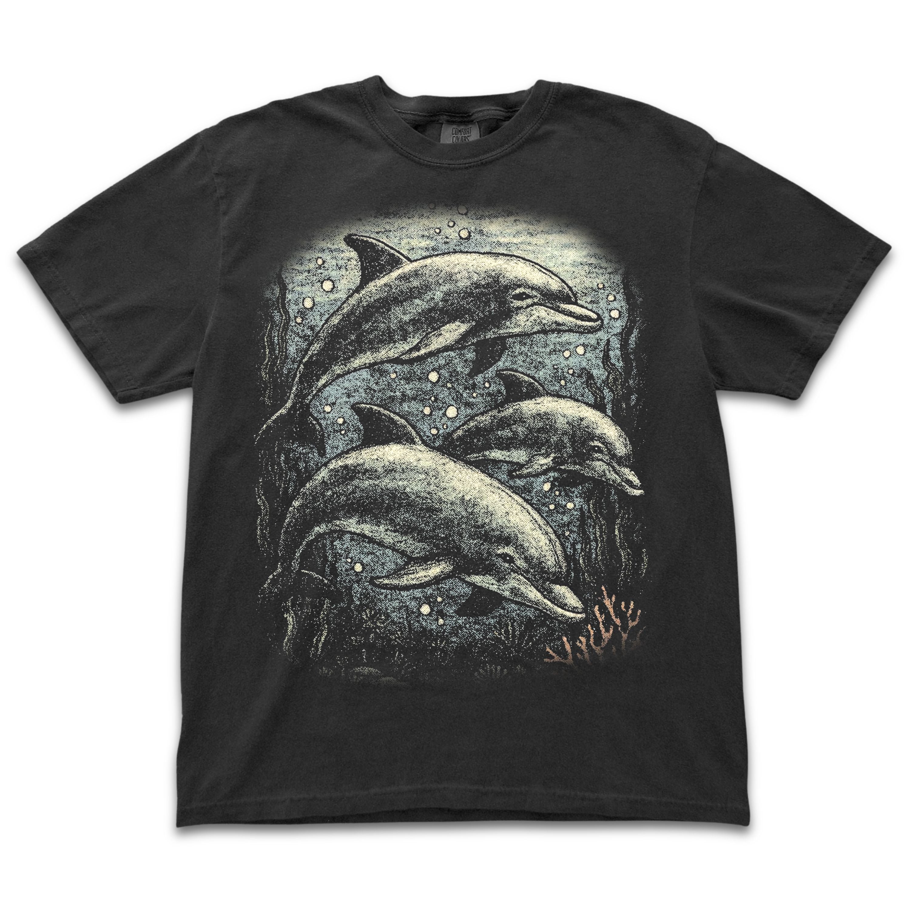 Dolphins Under Water