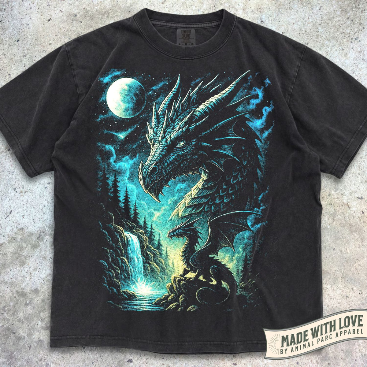 Blue Moonlight Dragon Tee