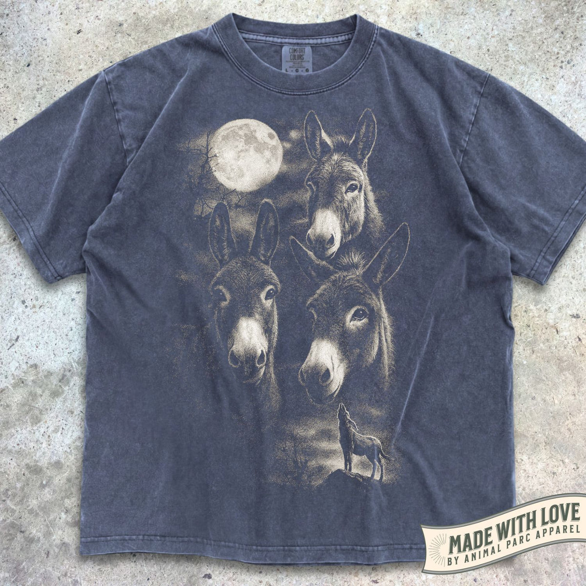 Full Moon Donkeys Tee