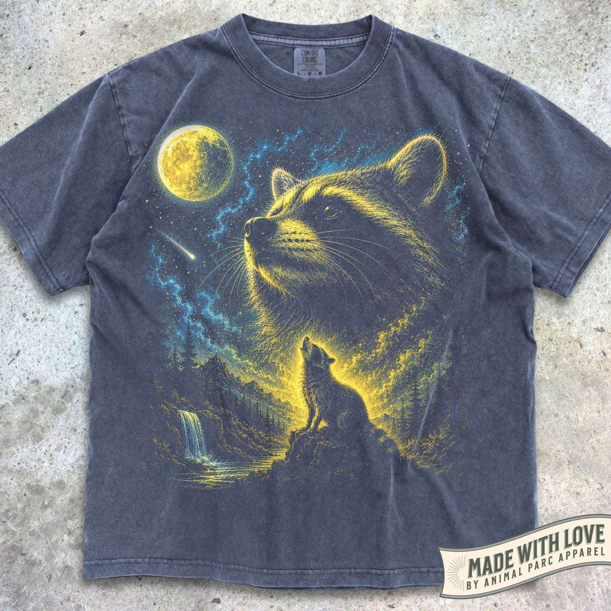 Moonlight Raccoon Tee