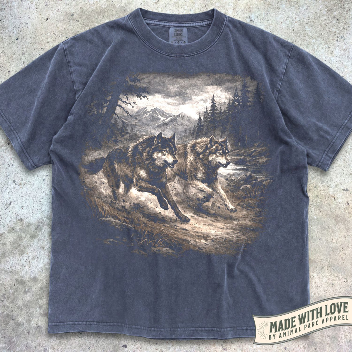 Running Wolves Tee