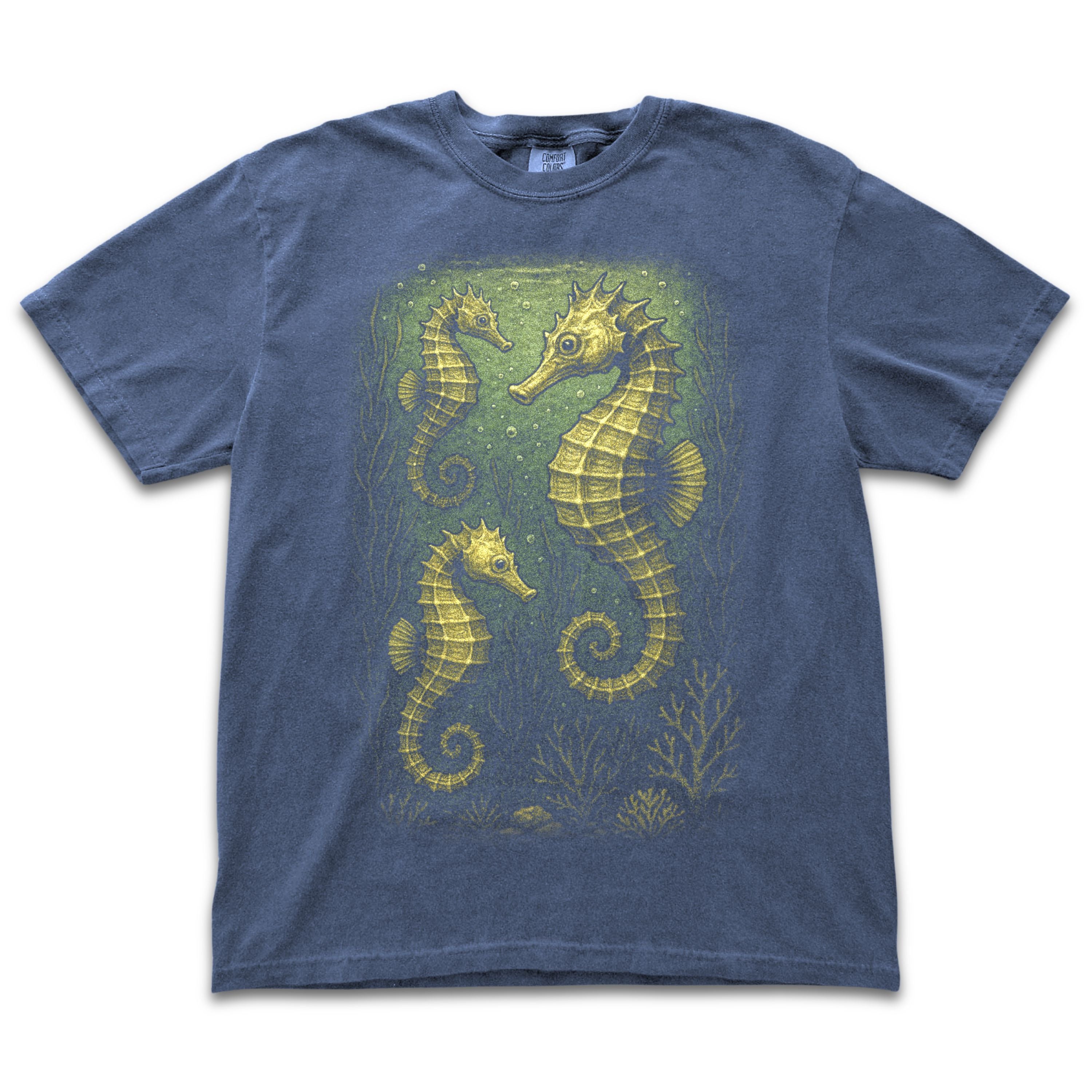 Sea Horses Under Water