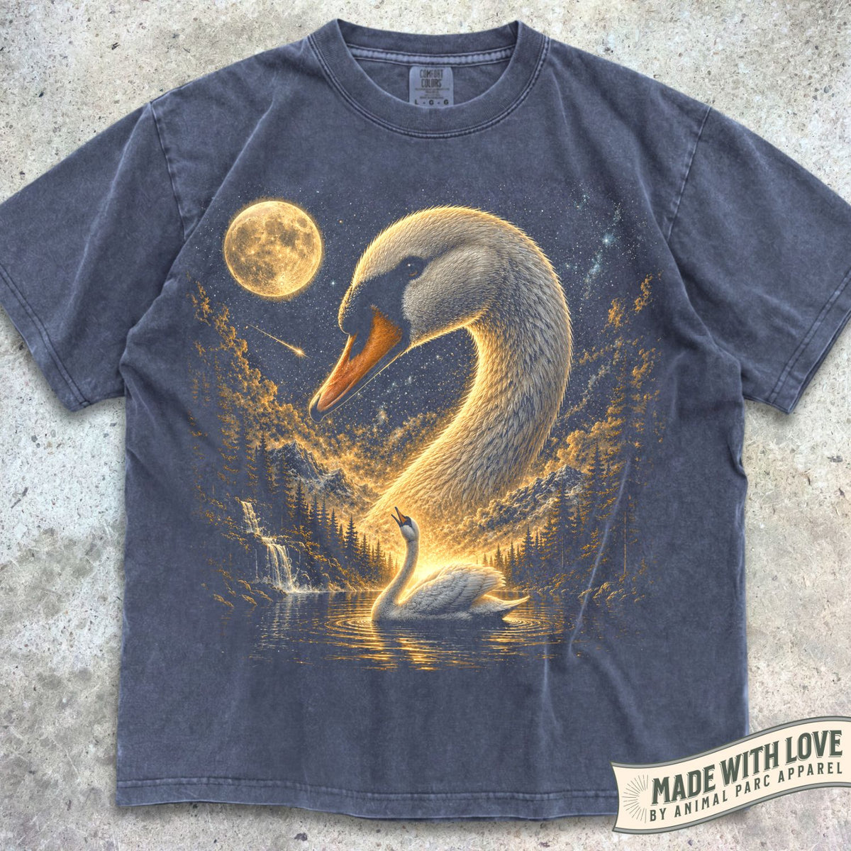Swan Howling Moon Tee