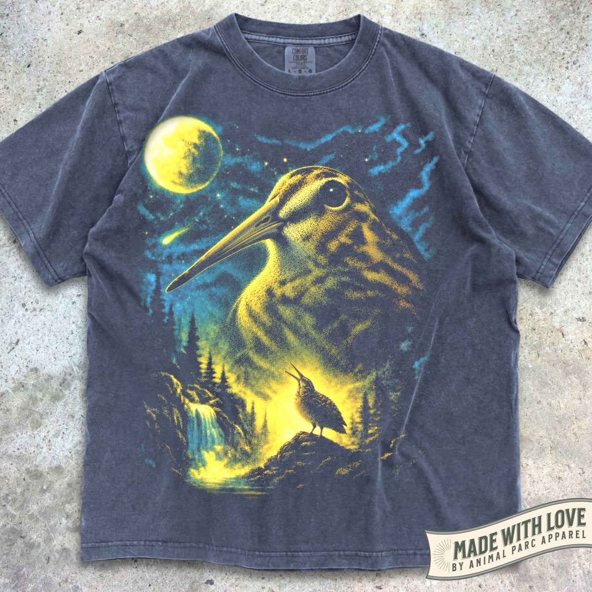 American Woodcock Howling to the Moon Tee