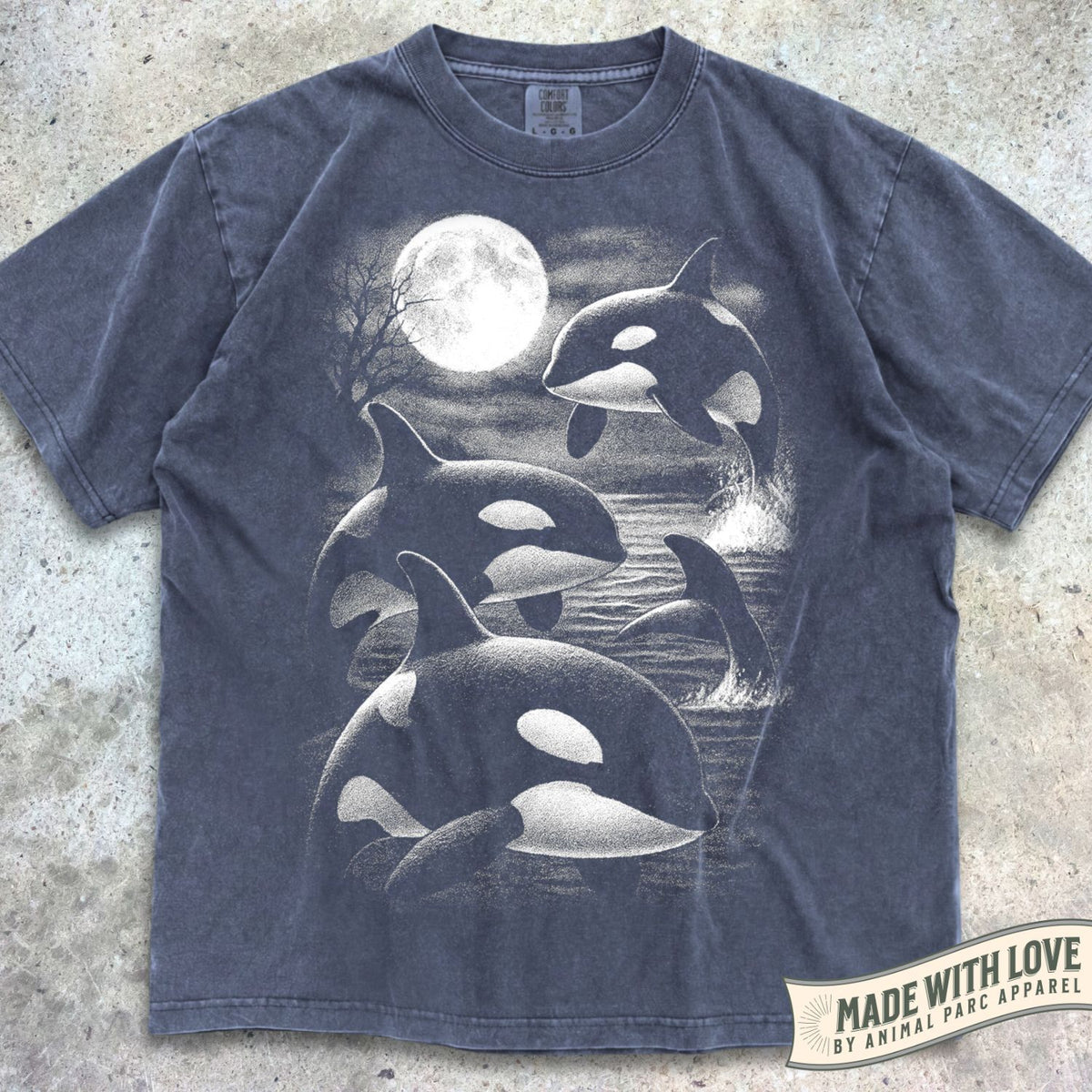 Full Moon Orcas Tee