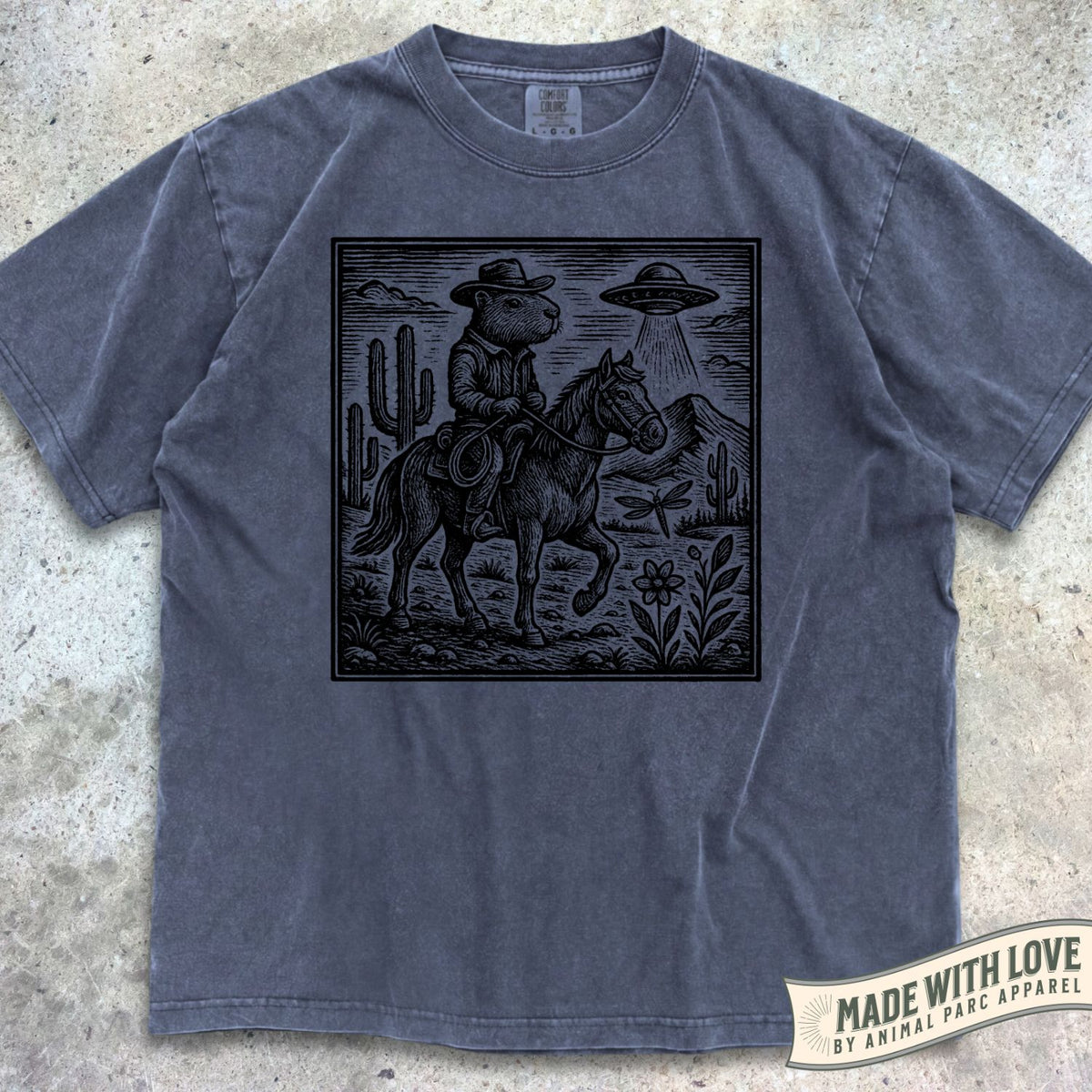 Capybara Cowboy Tee