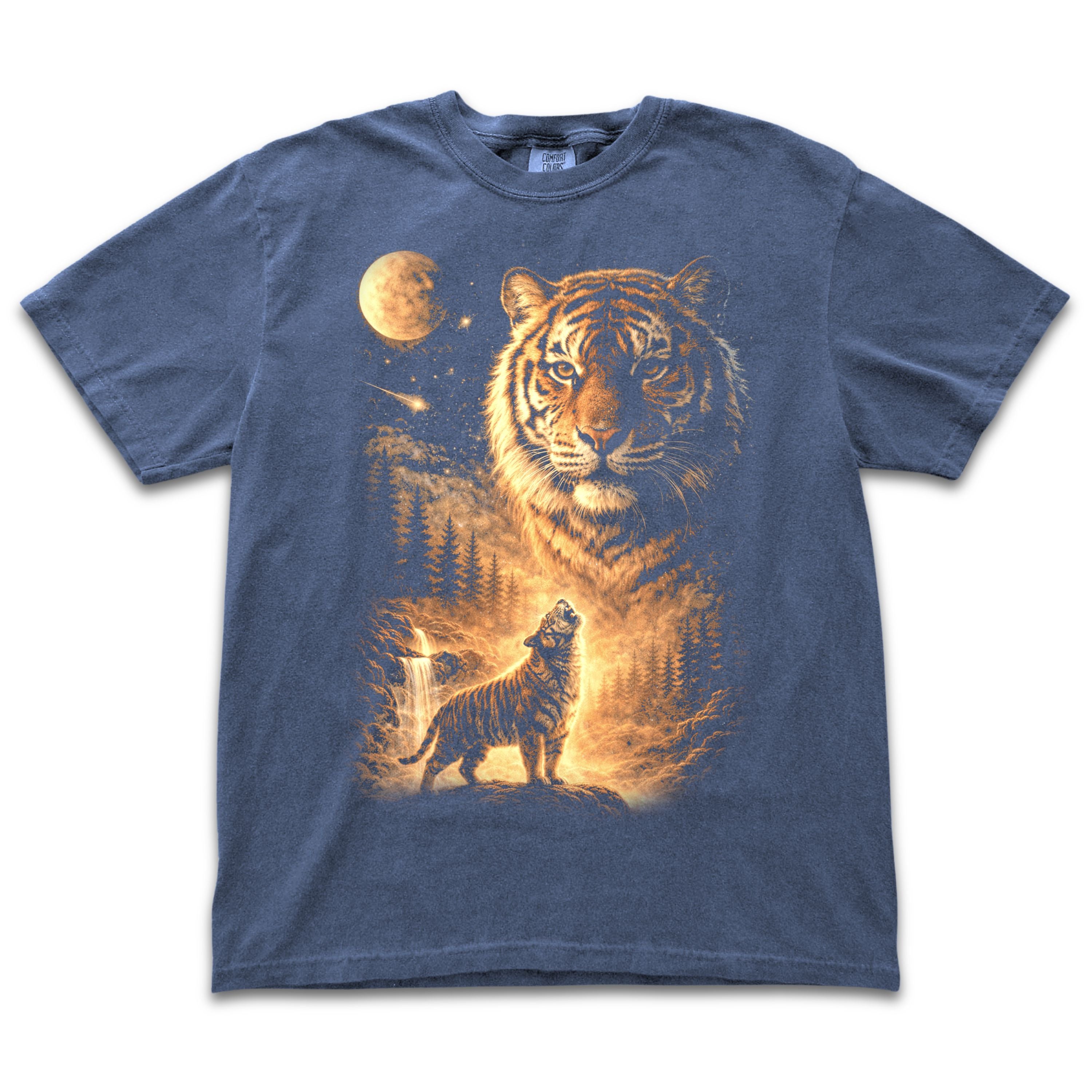 Tiger Howling to the Moon