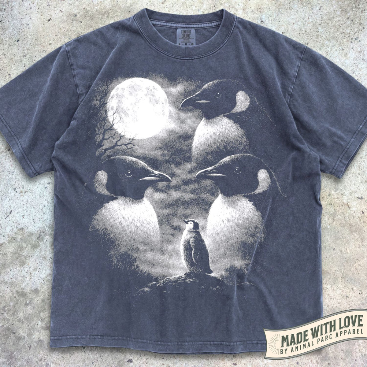 Full Moon Penguins Tee