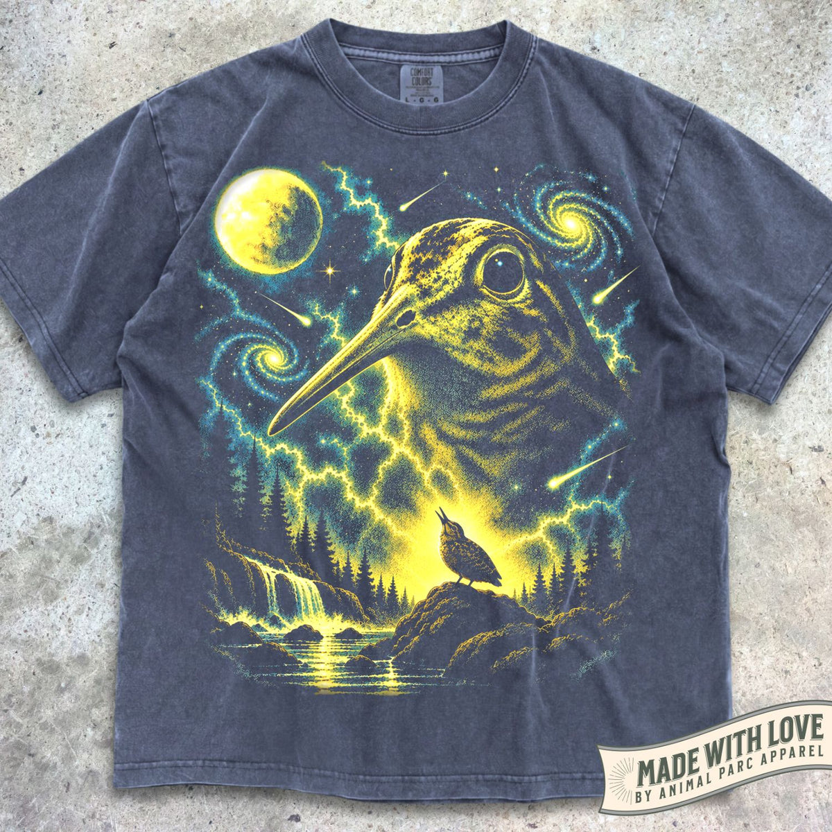 American Woodcock Howling Moon Tee