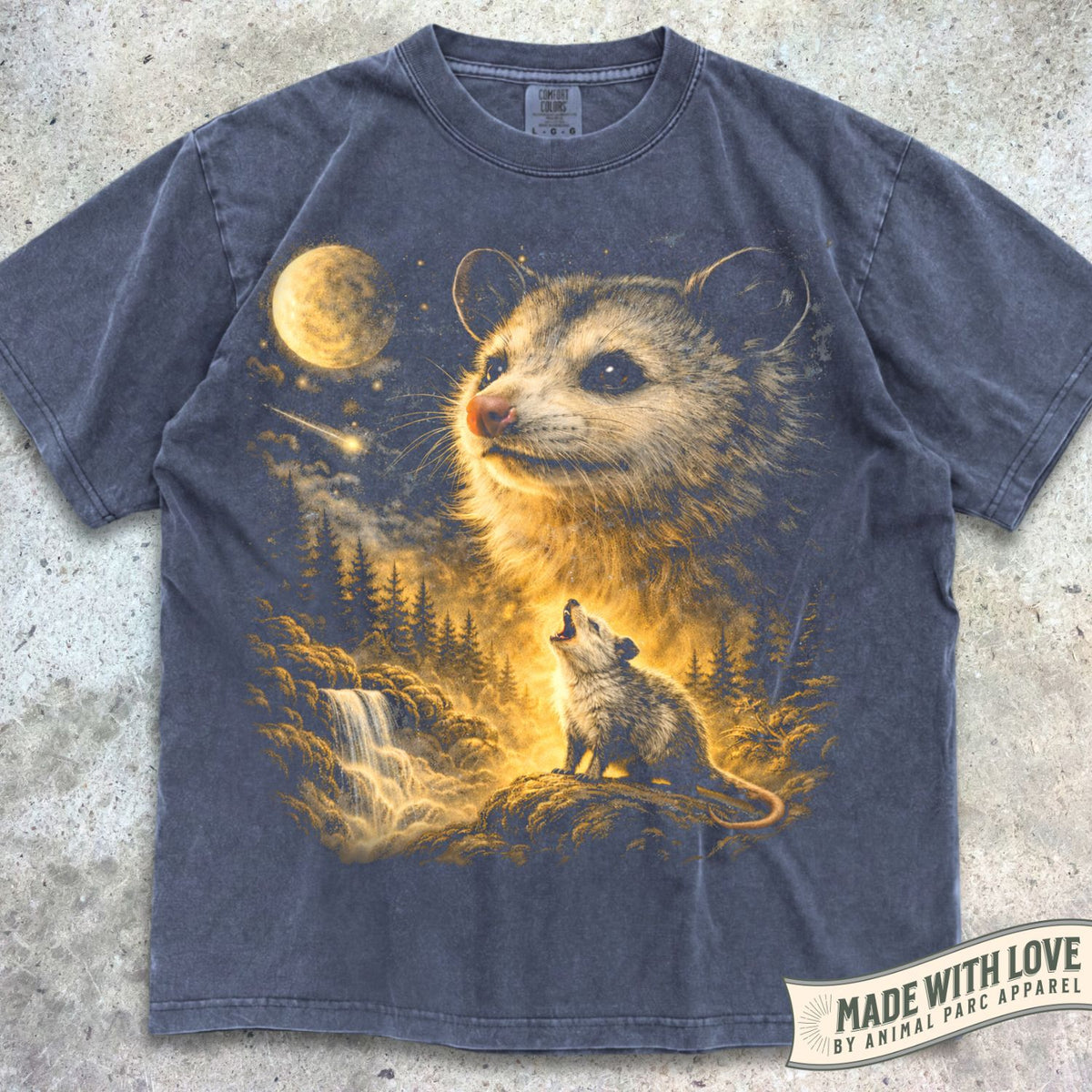 Howling Moon Possum Tee