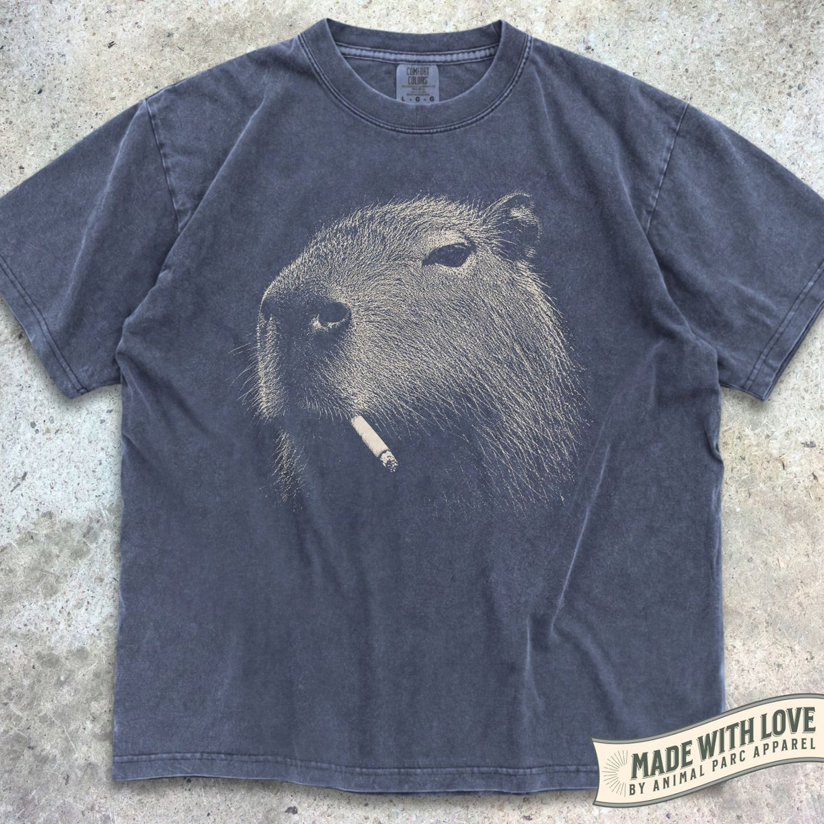 Smoking Capybara Tee
