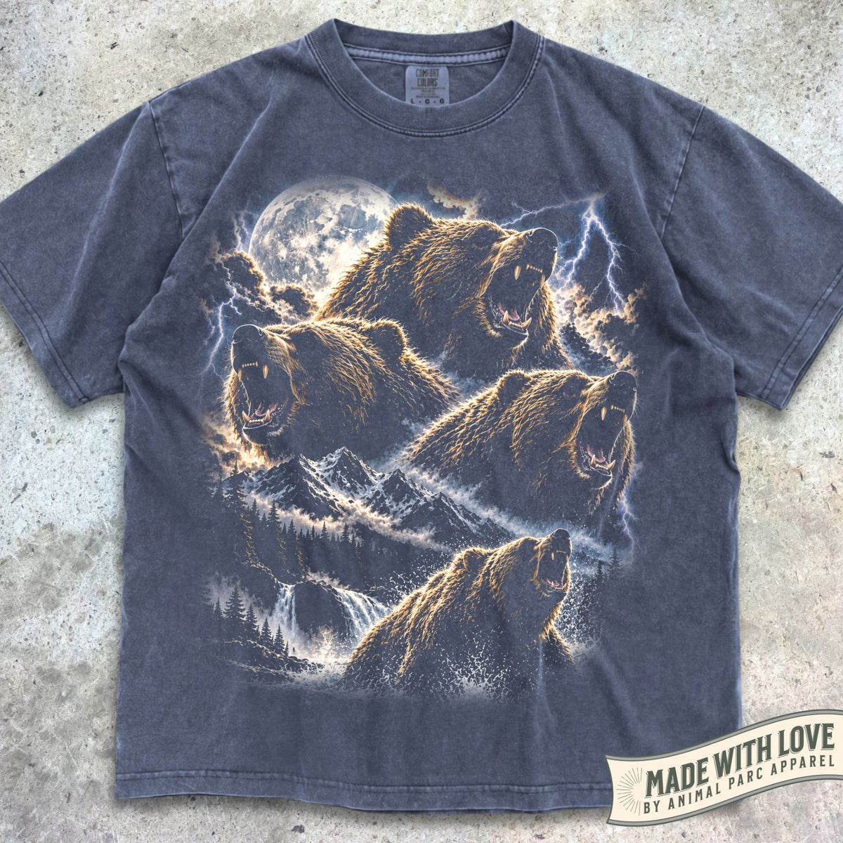 Lightning Grizzlies Tee