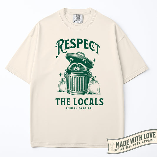 Respect The Locals Raccoon