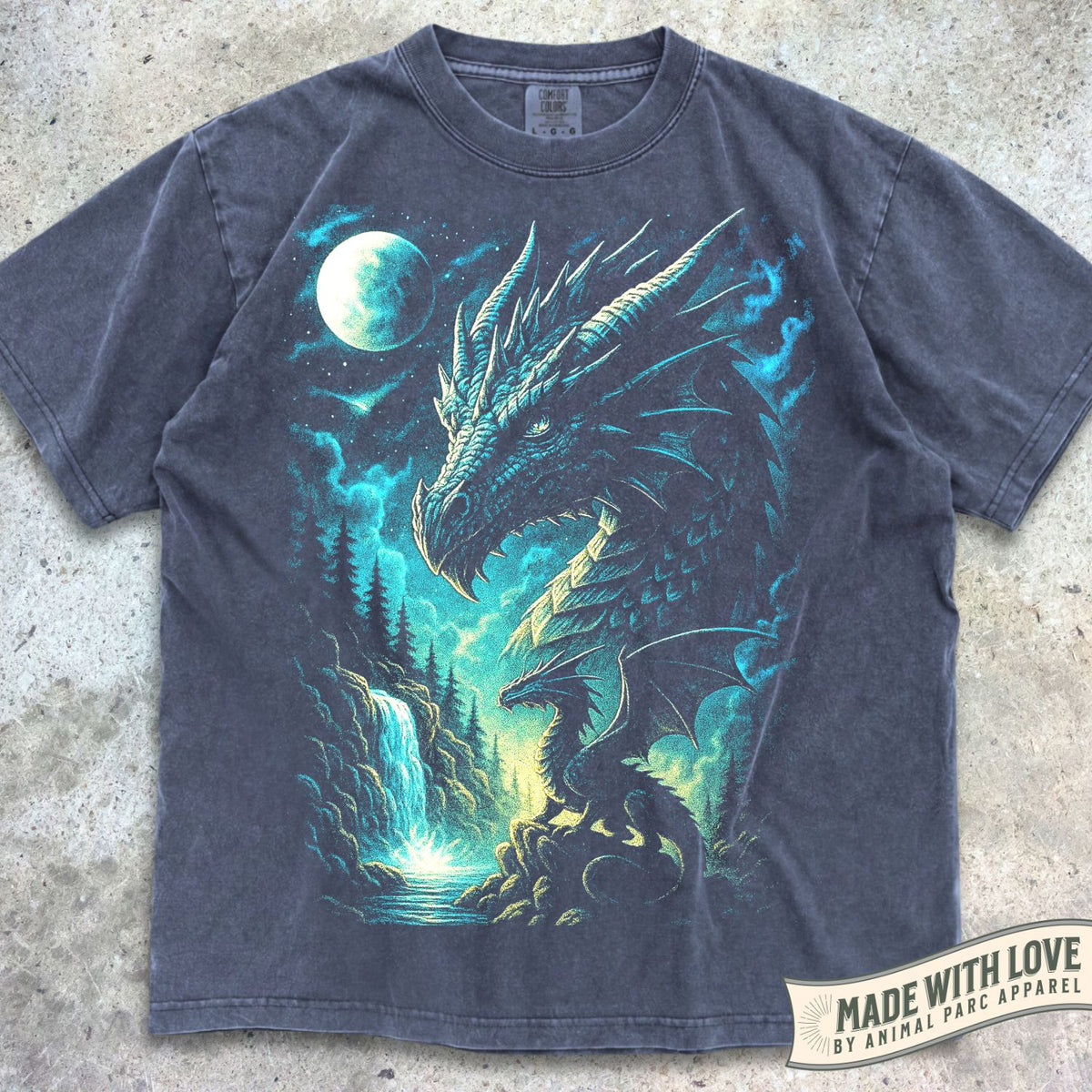 Blue Moonlight Dragon Tee