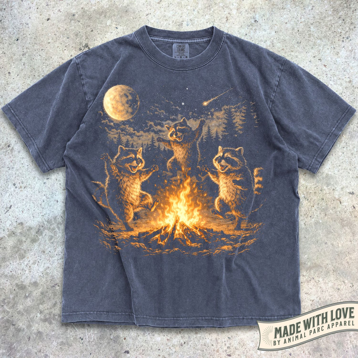 Bonfire Raccoons Tee
