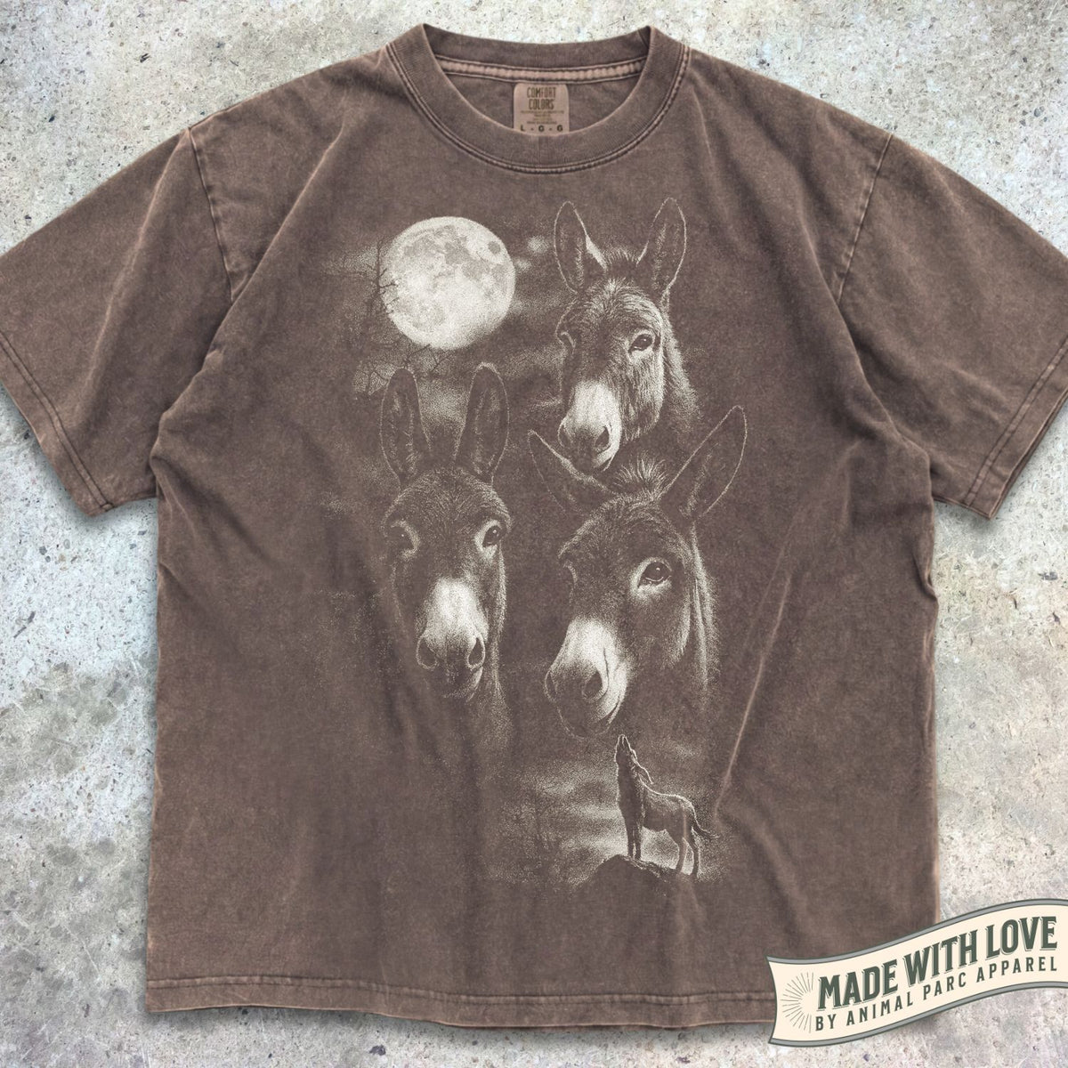 Full Moon Donkeys Tee