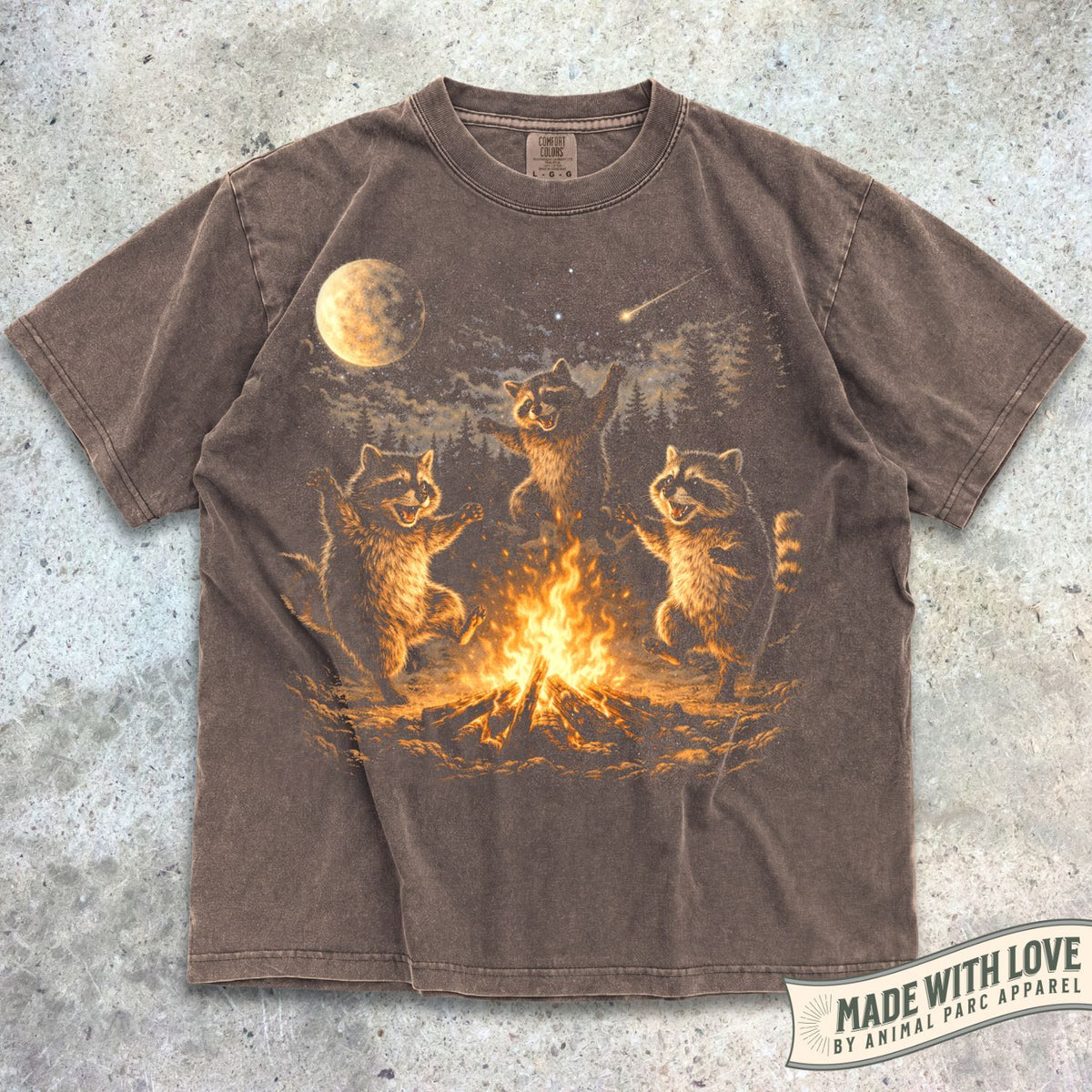 Bonfire Raccoons Tee