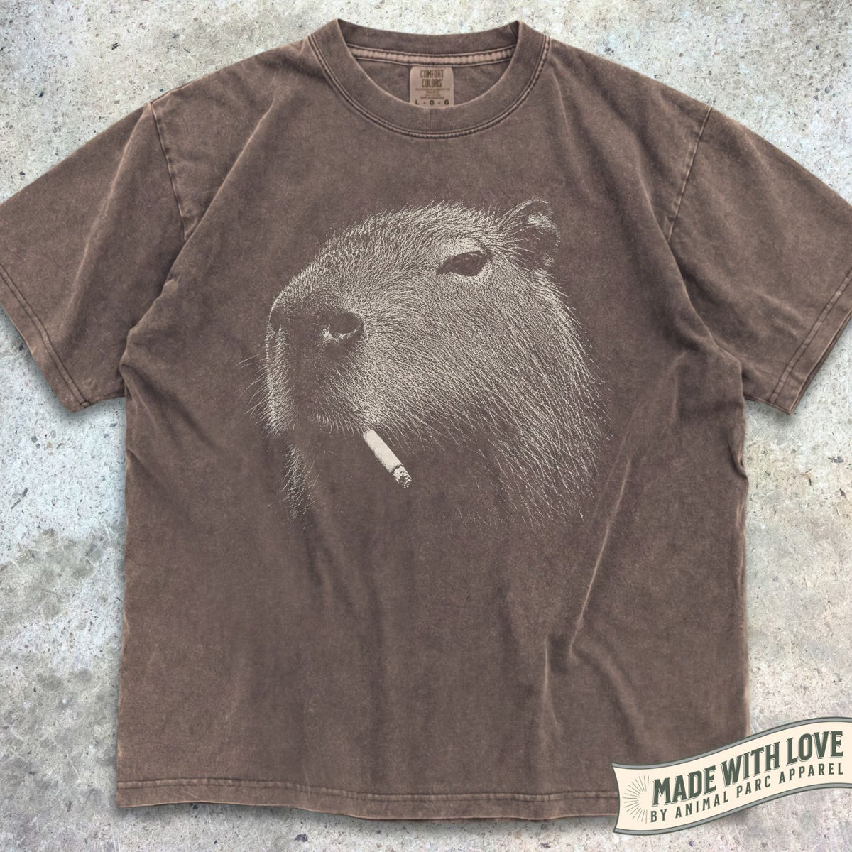 Smoking Capybara Tee