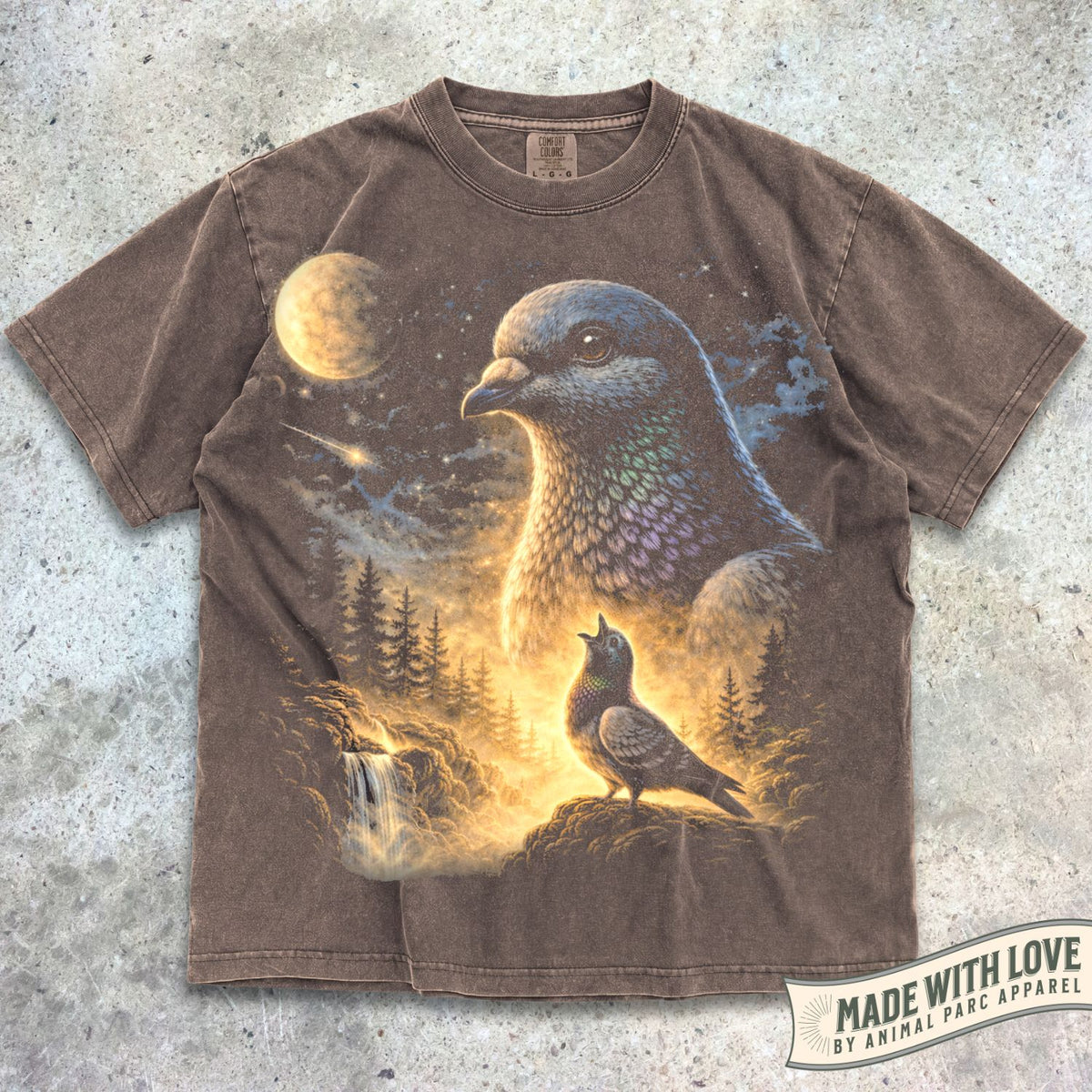 Pigeon Howling to the Moon