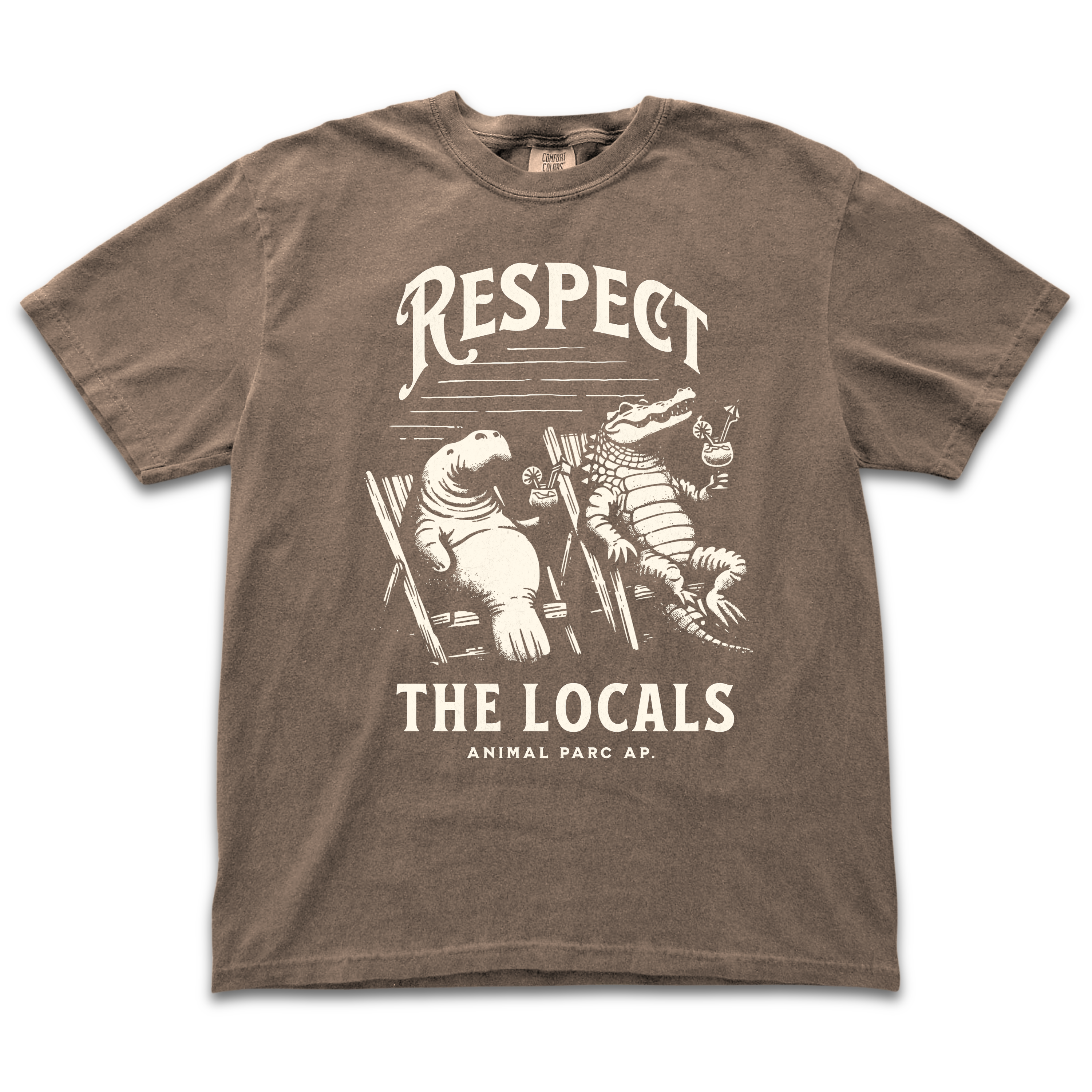 Respect The Locals Alligator & Manatee
