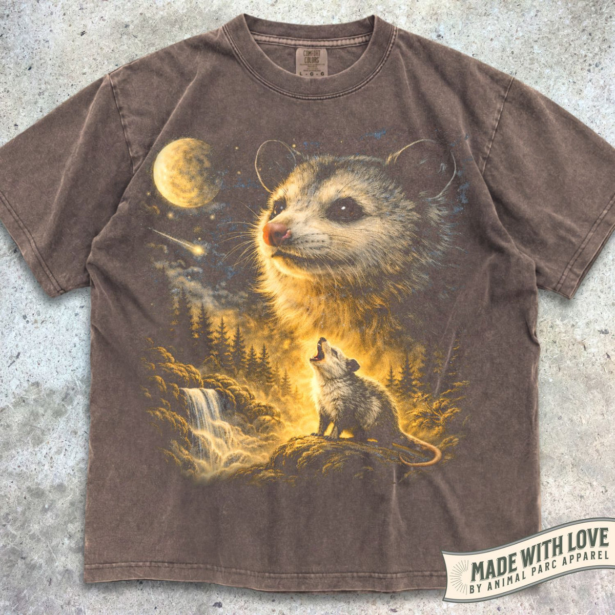 Howling Moon Possum Tee