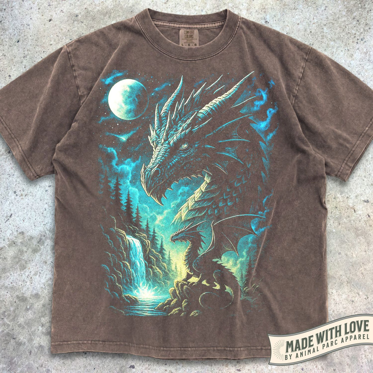 Blue Moonlight Dragon Tee