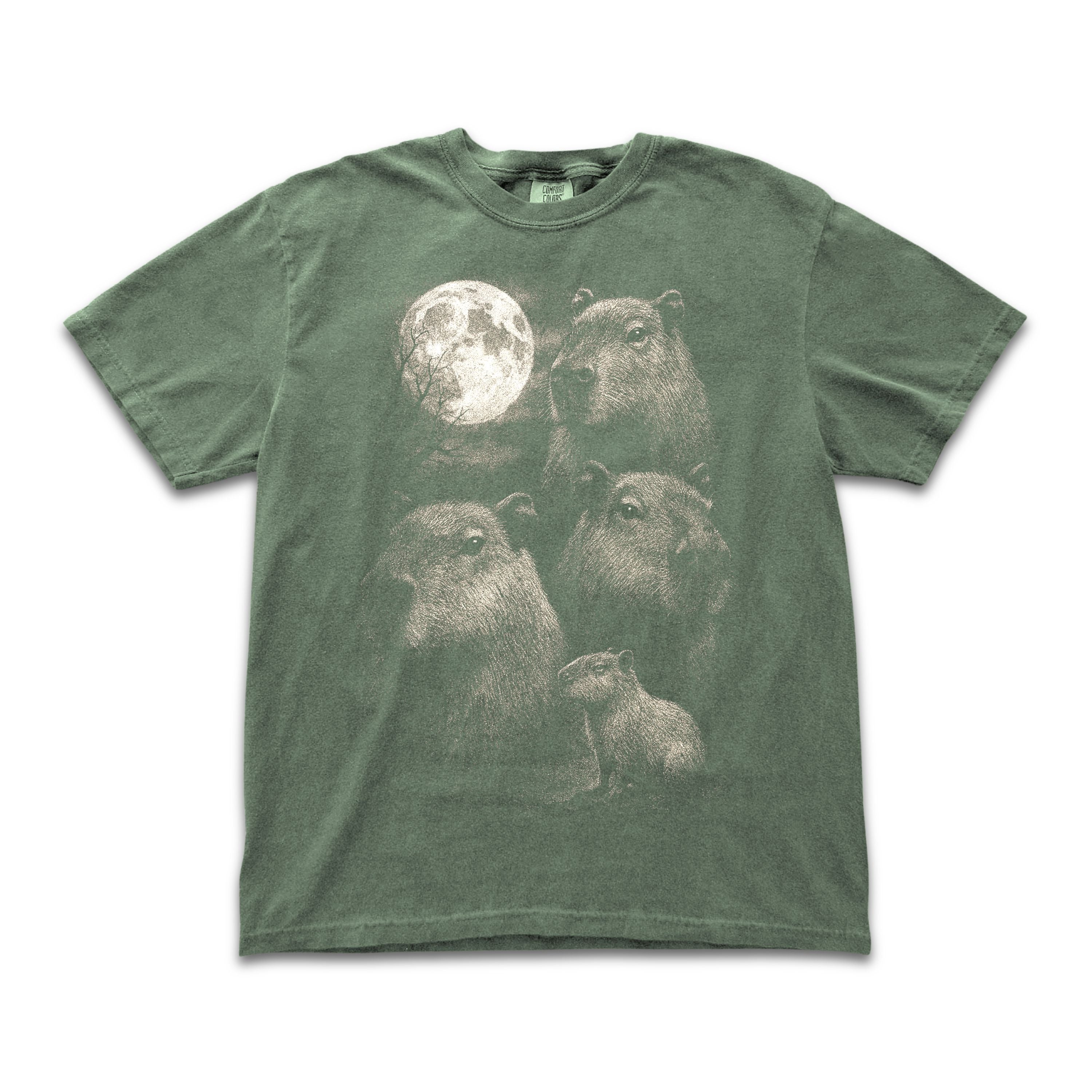 Capybaras Full Moon Tee