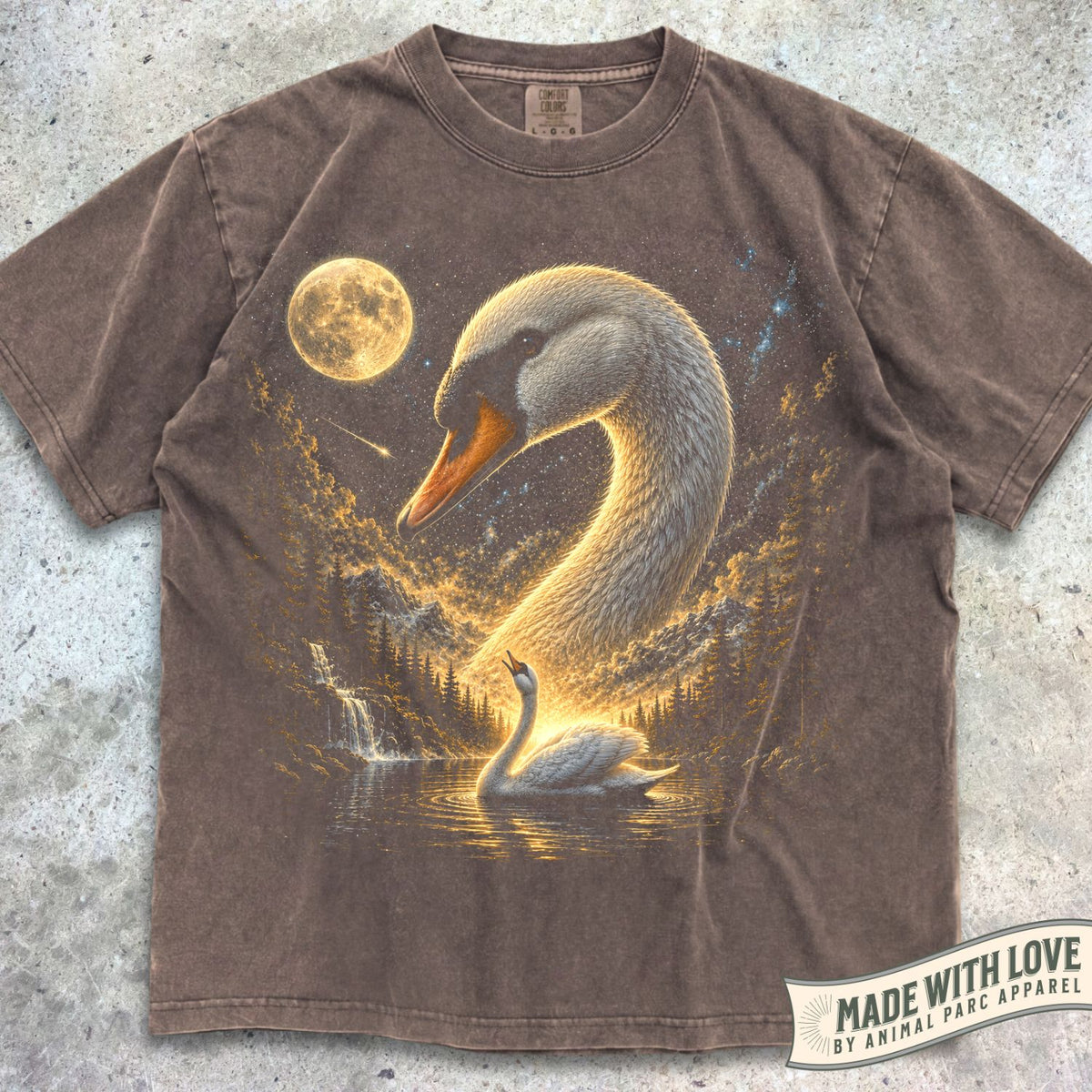 Swan Howling Moon Tee