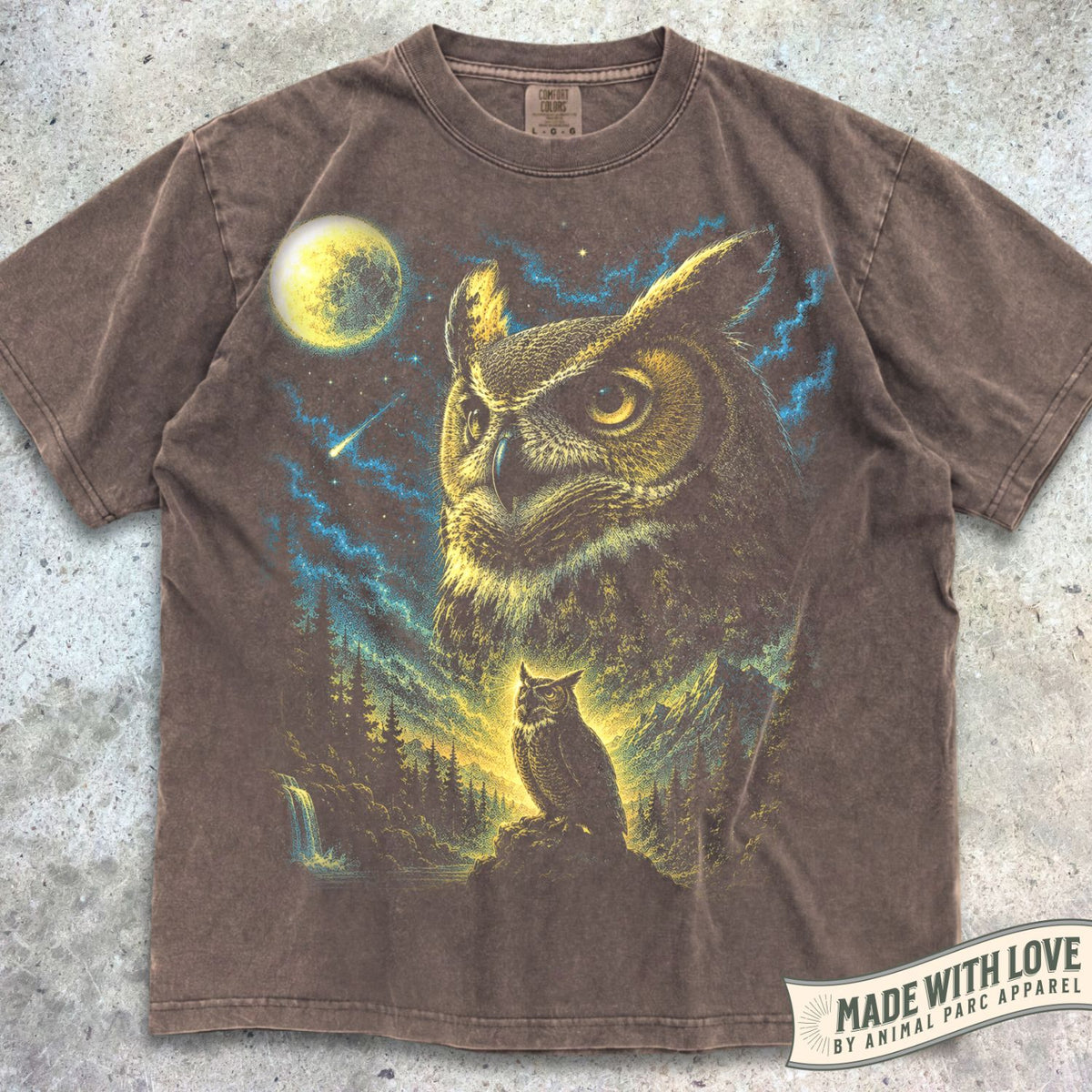 Great Horned Owl Moonlight Tee