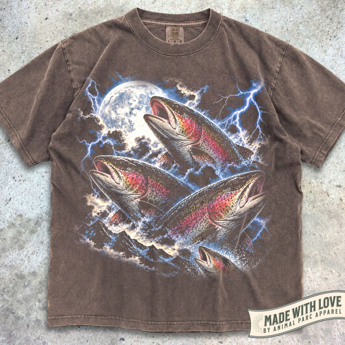 Lightning Rainbow Trouts Tee