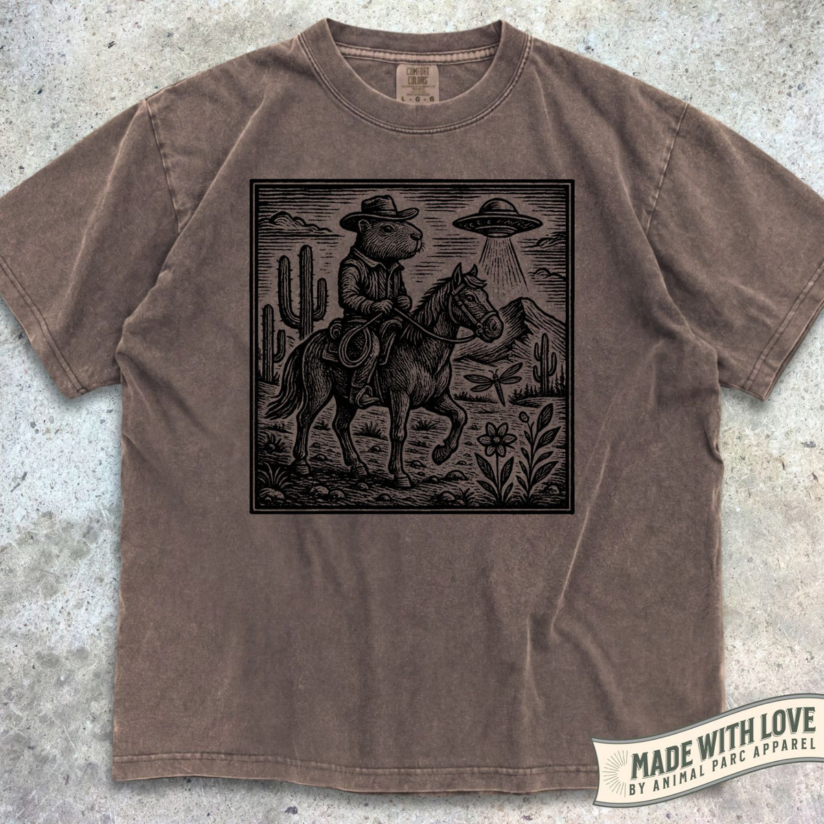 Capybara Cowboy Tee