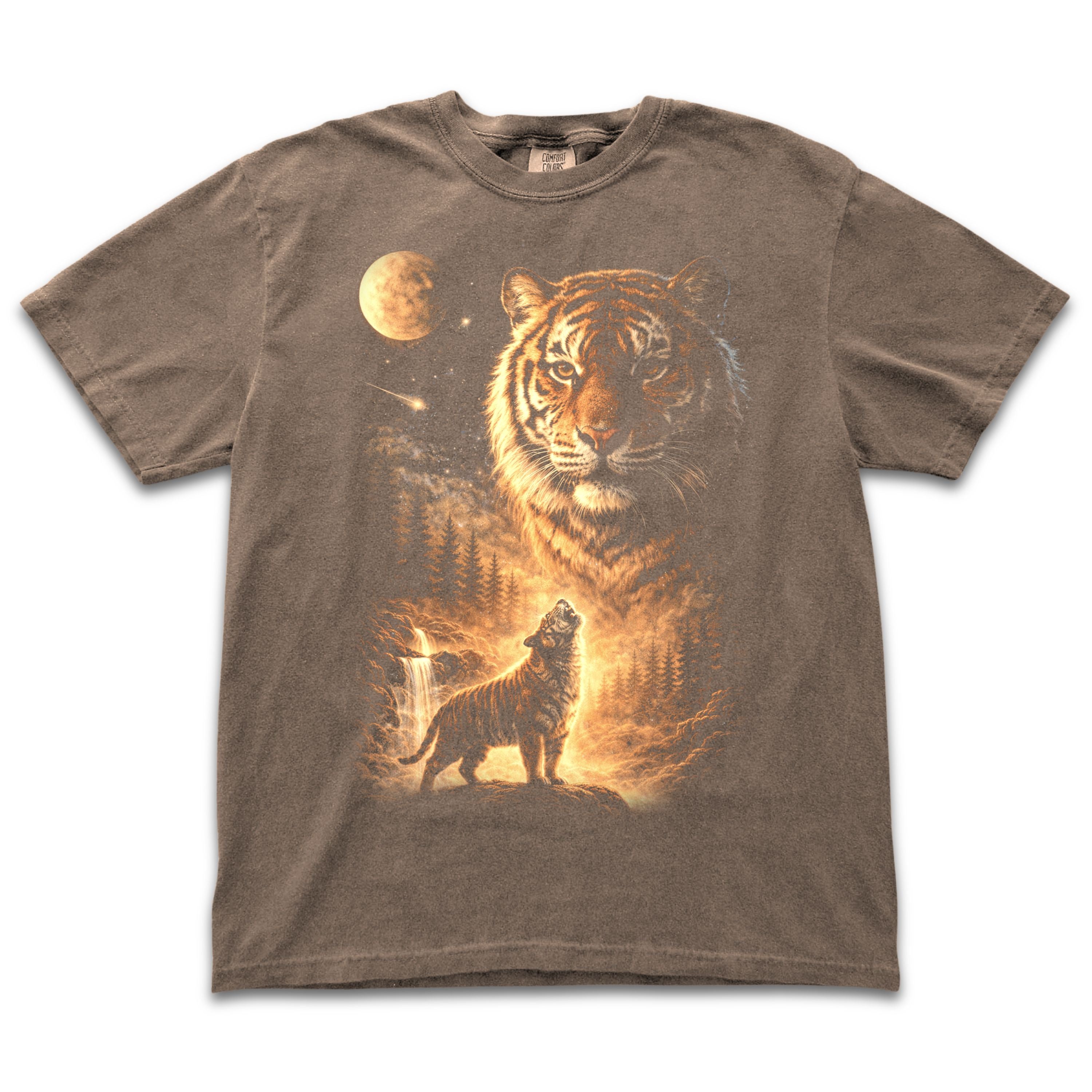Tiger Howling to the Moon