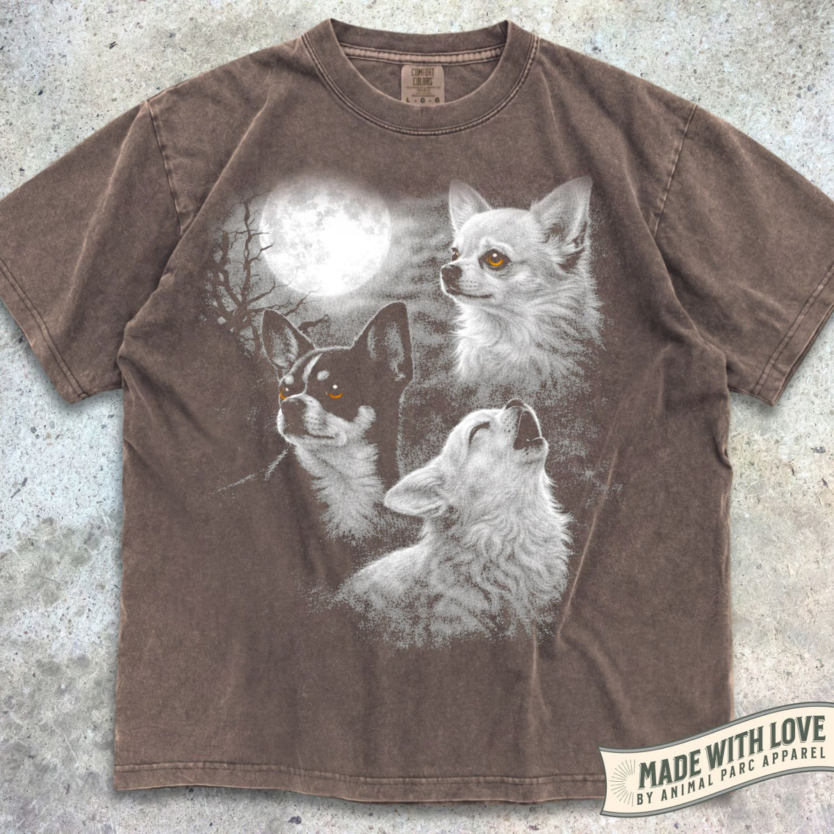Full Moon Chihuahuas Tee